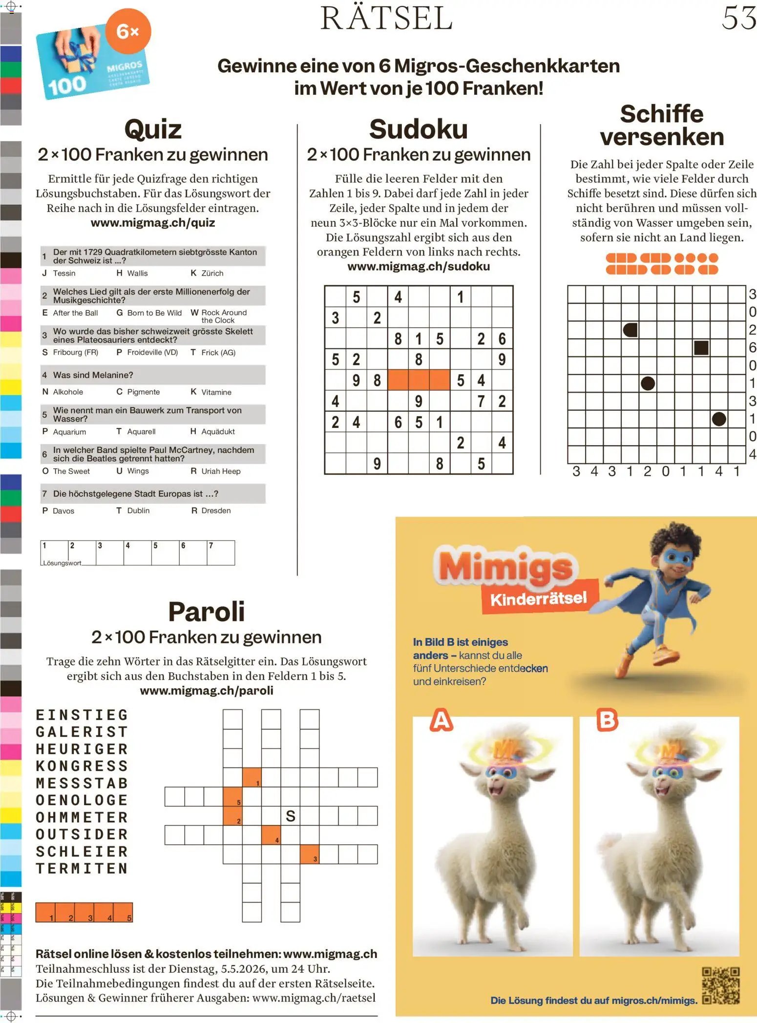 Migros aktionen Magazin (2026-04-29 - 2026-05-05)