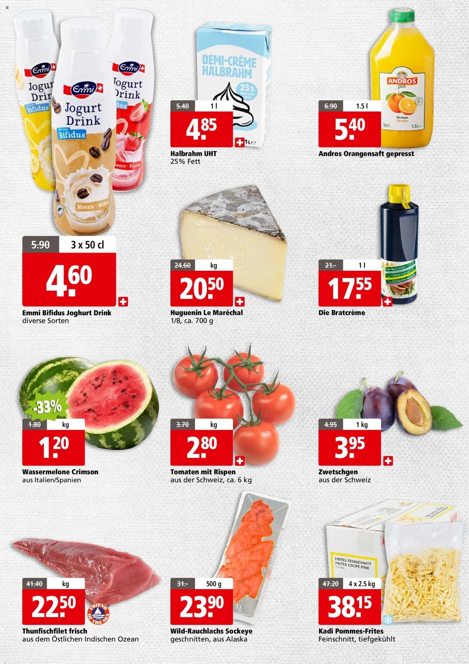Aligro aktionen Business Chavannes, Matran, Genf, Sitten