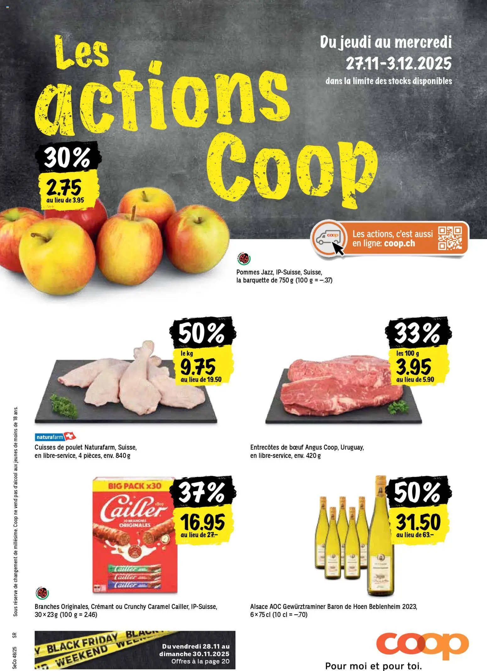 Coop - Les actions de la semaine (2025-11-27 - 2025-12-03)