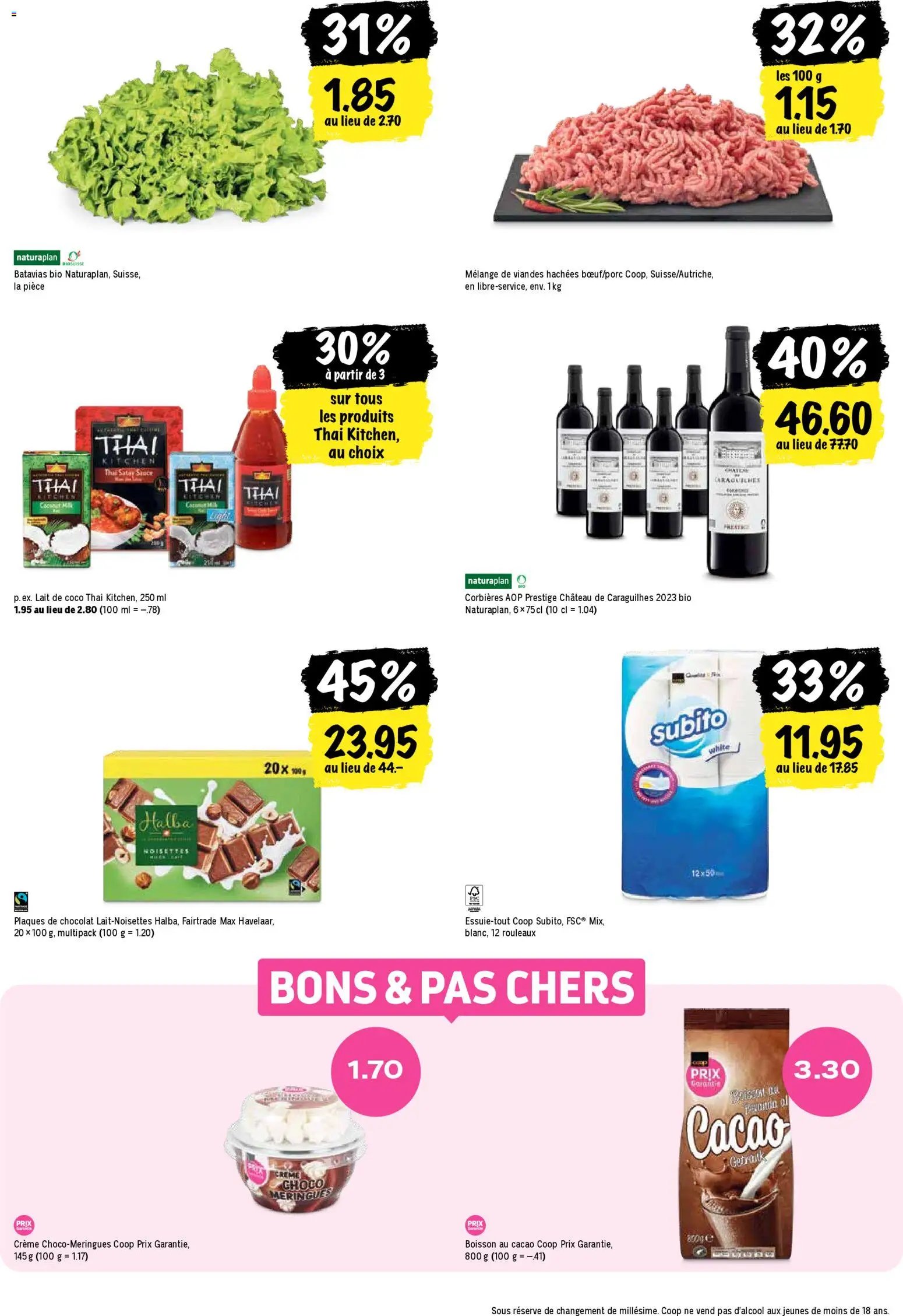 Coop - Les actions de la semaine (2025-11-27 - 2025-12-03)