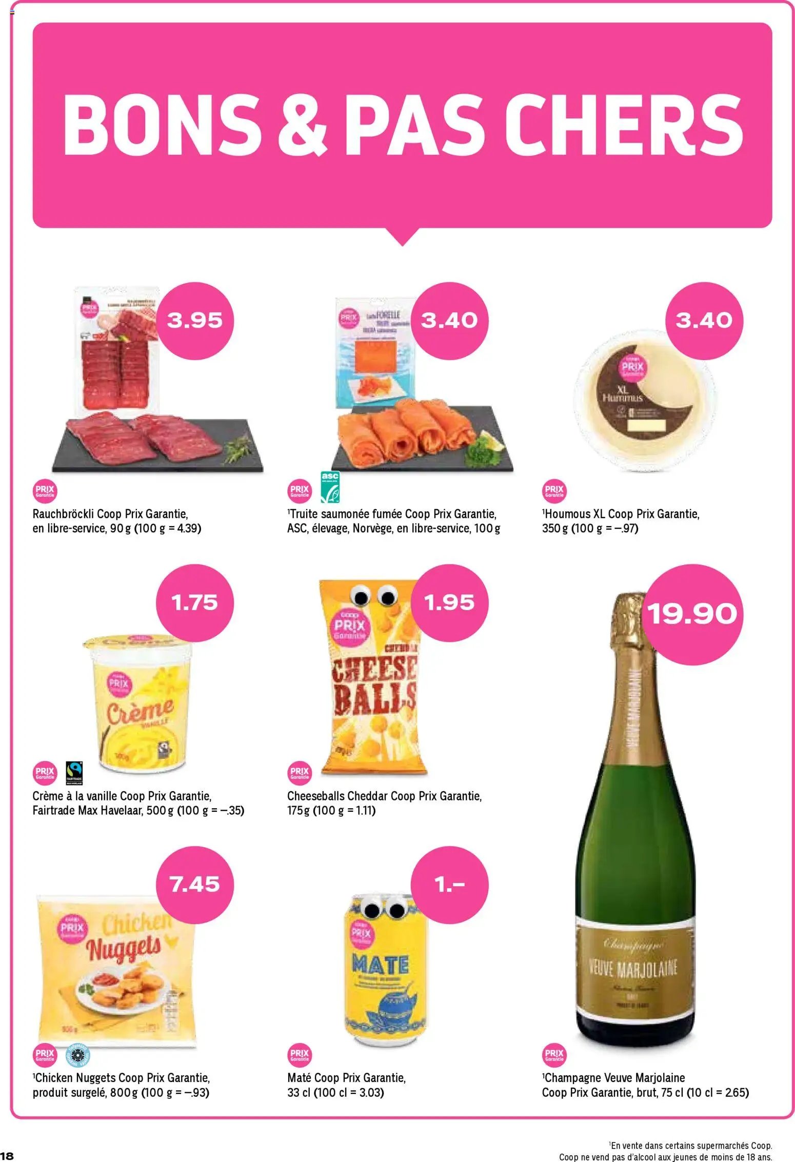 Coop - Les actions de la semaine (2025-12-22 - 2025-12-28)