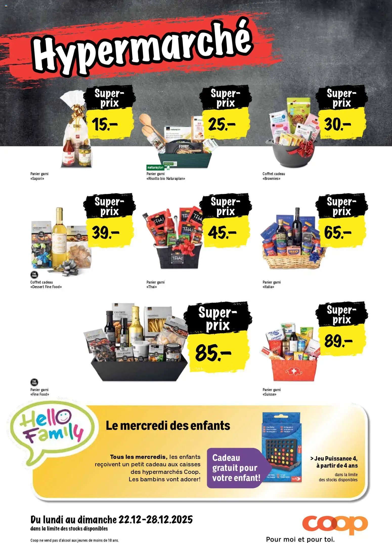 Coop - Les actions de la semaine (2025-12-22 - 2025-12-28)