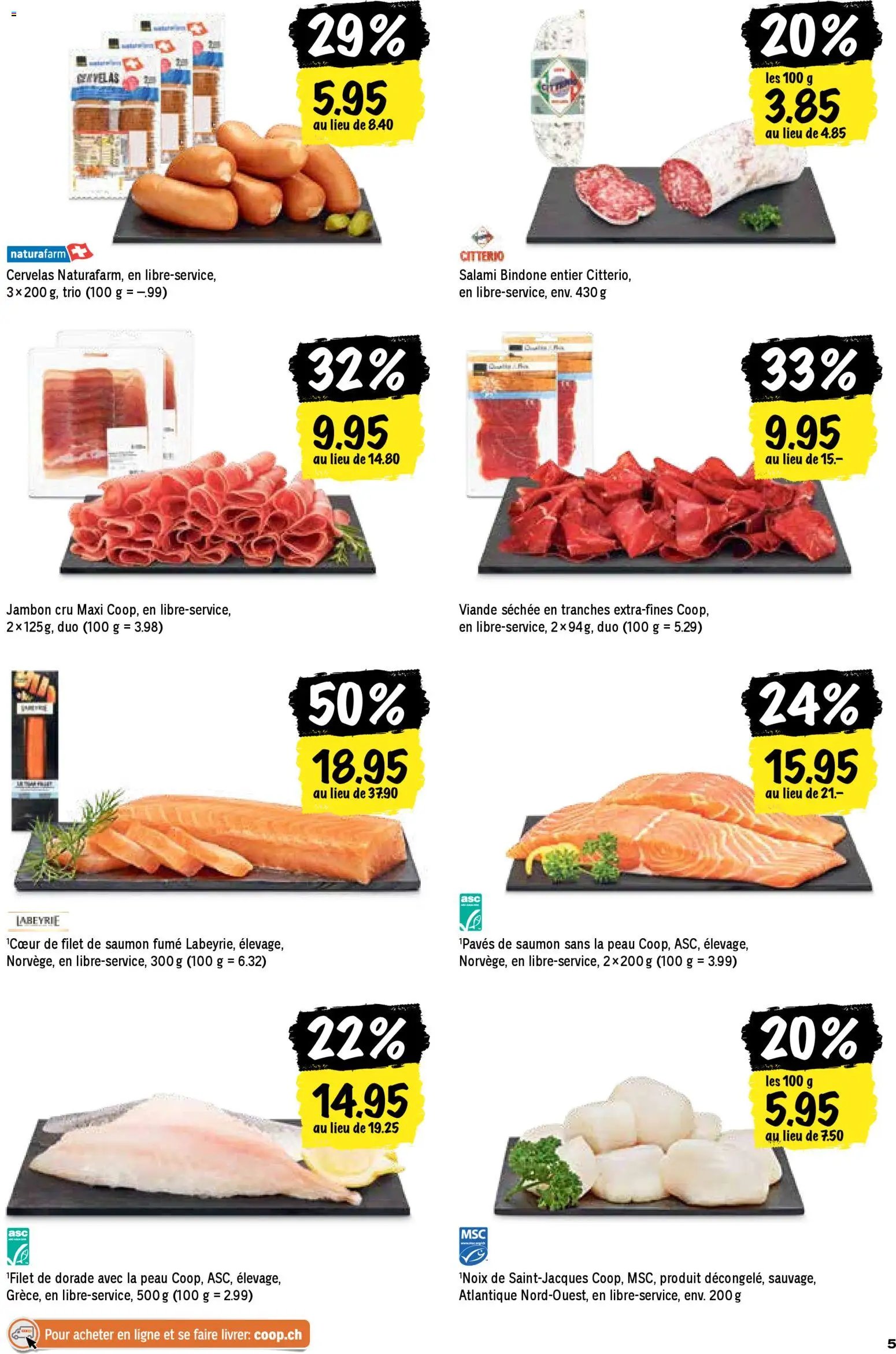 Coop - Les actions de la semaine (2025-12-22 - 2025-12-28)