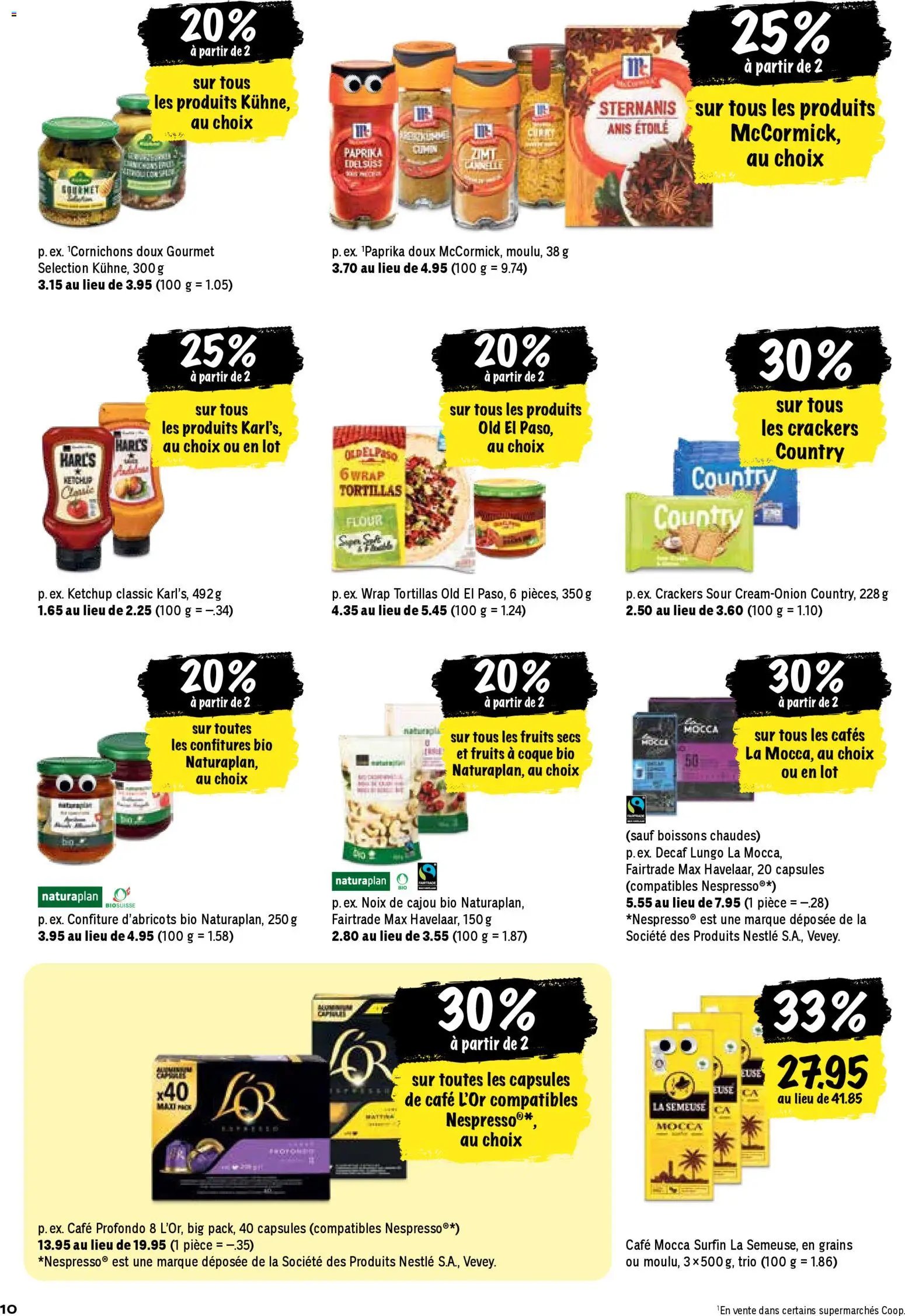 Coop - Les actions de la semaine (2025-12-22 - 2025-12-28)