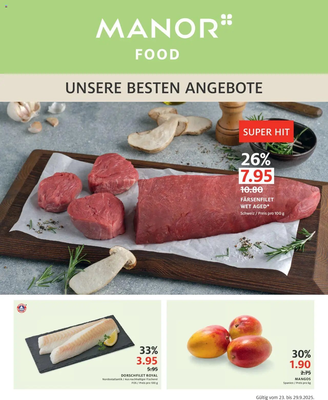 Manor Aktionen (2025-09-23 - 2025-09-29) | 1