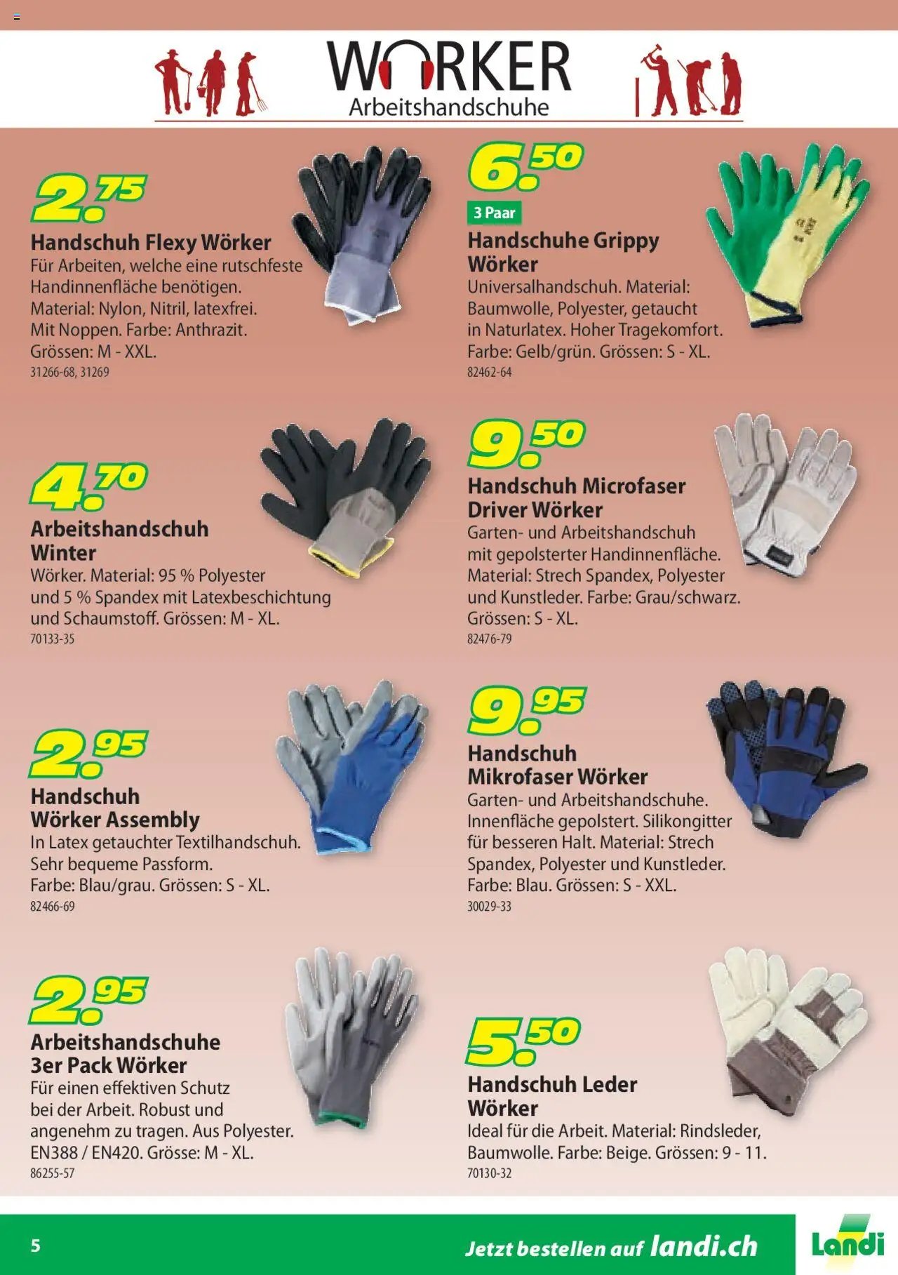 Landi Aktionen Arbeitsbekleidung Wörker (2025-06-11 - 2025-12-31) | 5