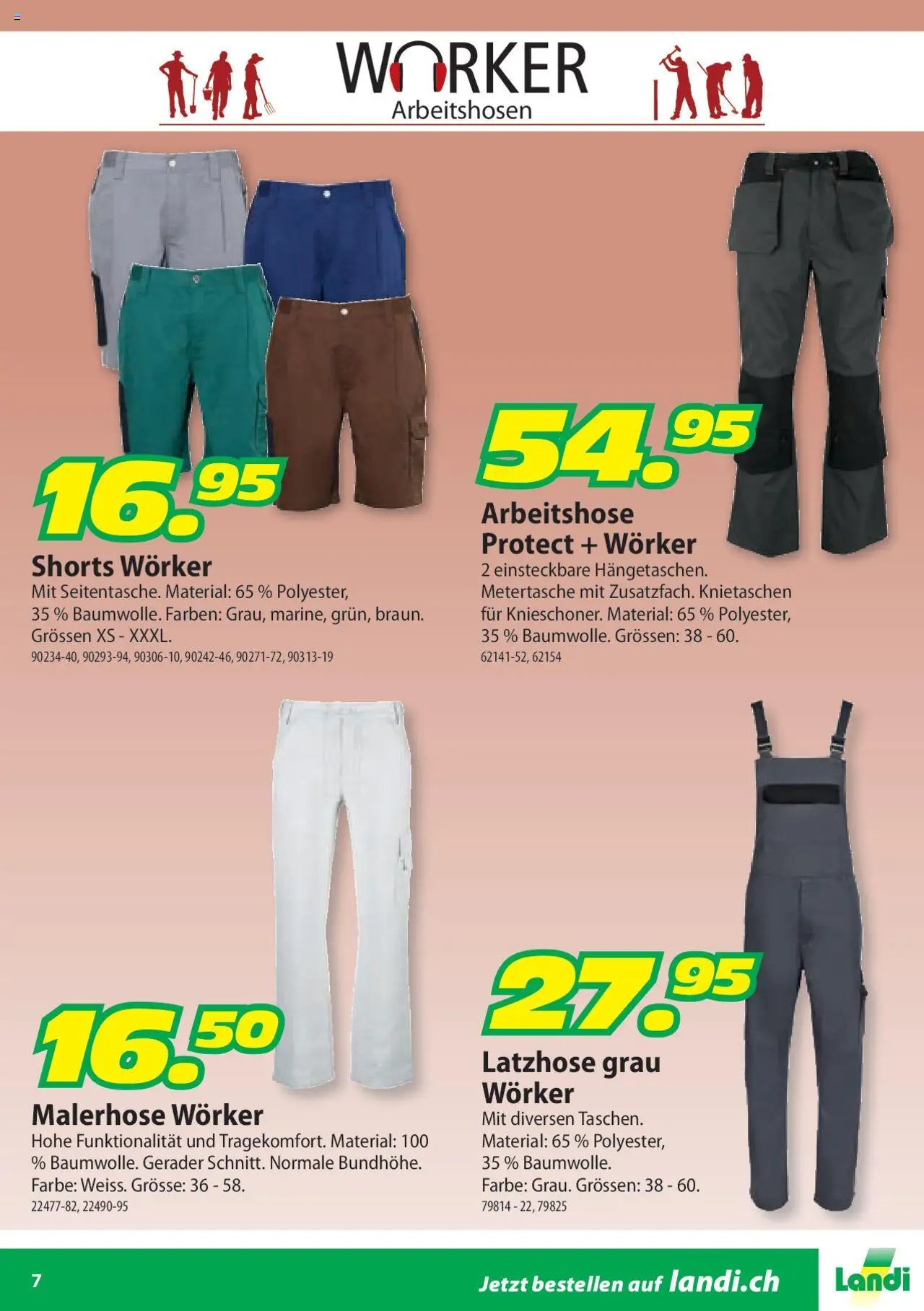 Landi Aktionen Arbeitsbekleidung Wörker (2025-06-11 - 2025-12-31) | 7