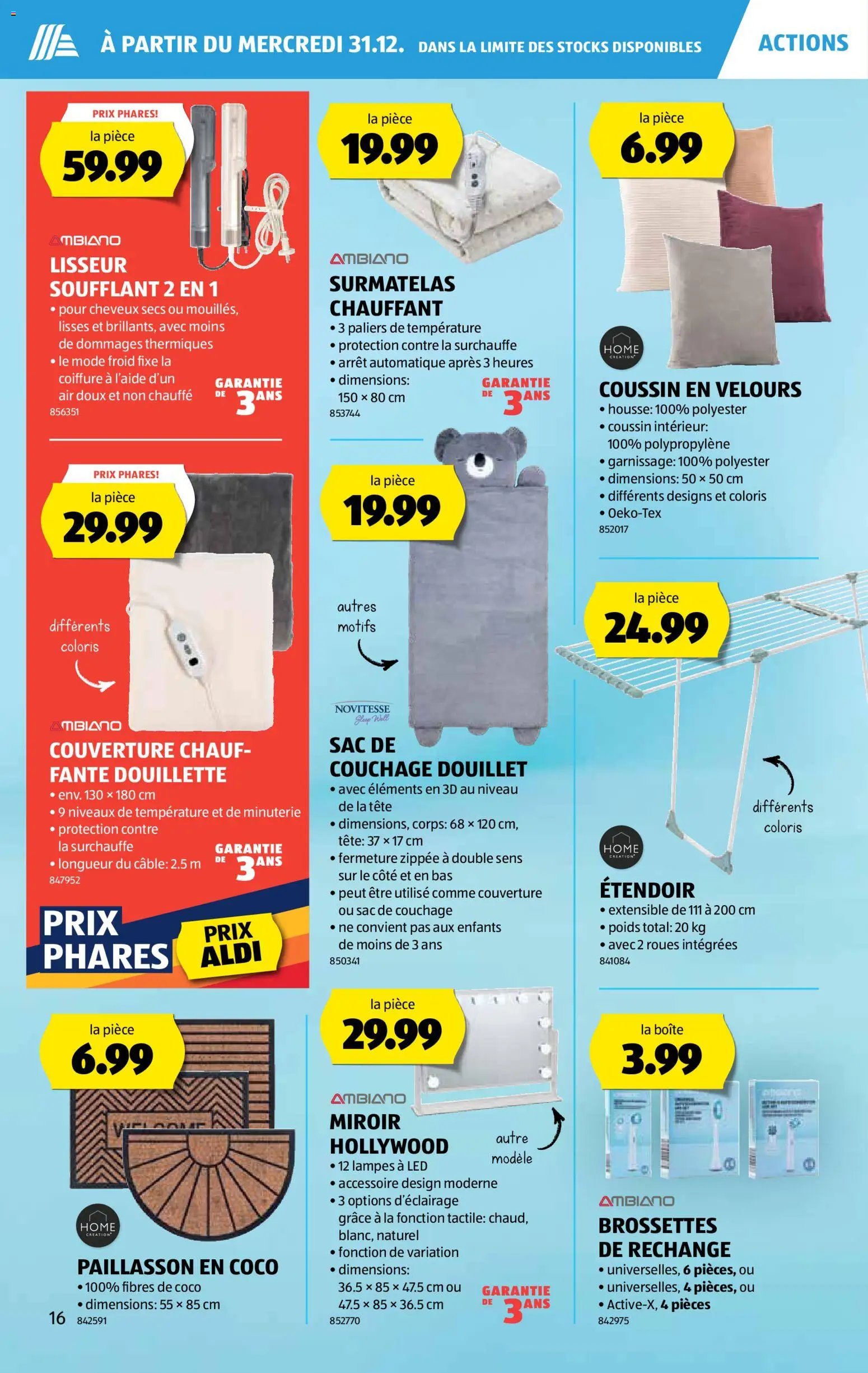 Aldi Aktionen FR (2025-12-31 - 2026-01-07)