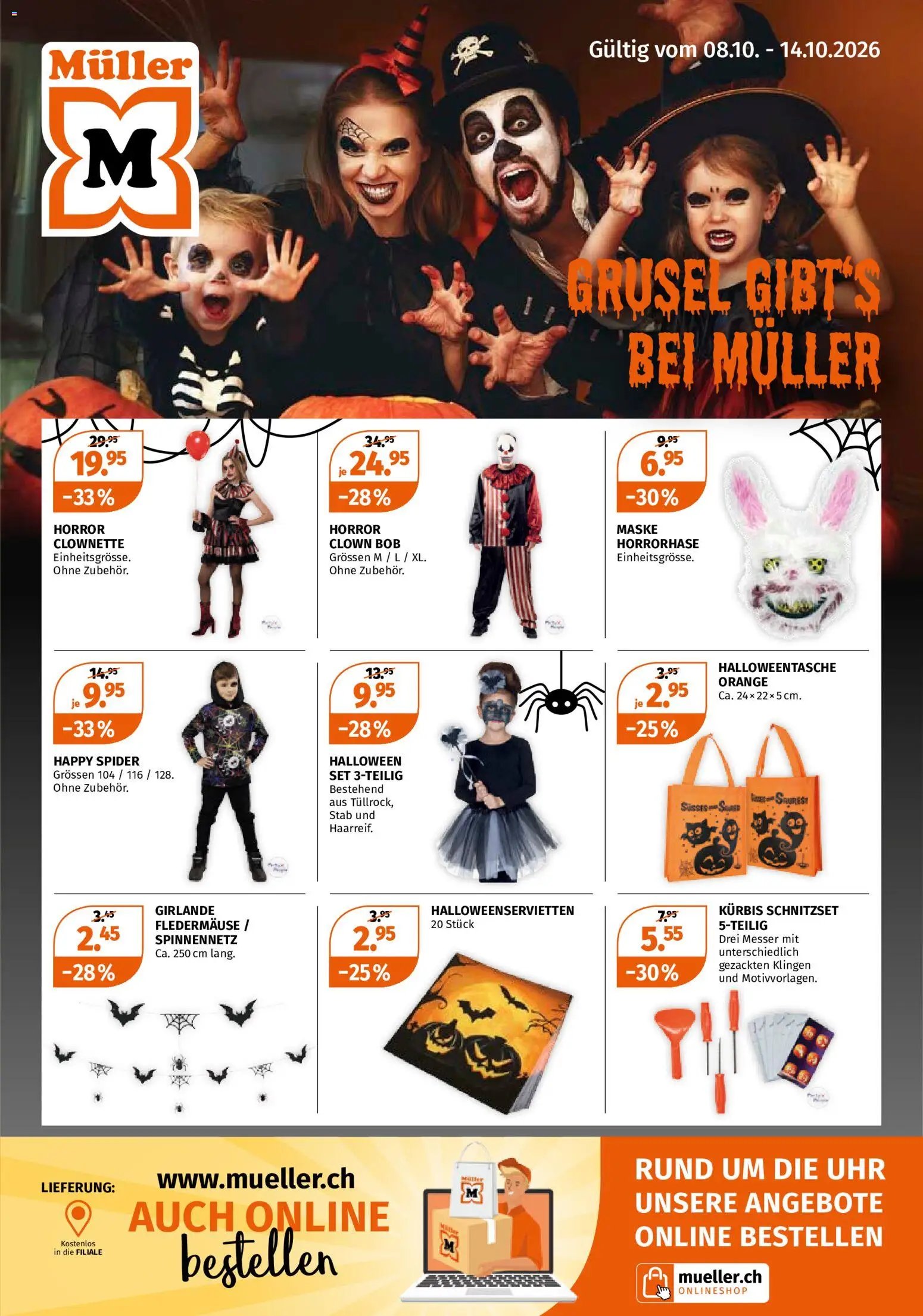 Müller aktionen Halloween
