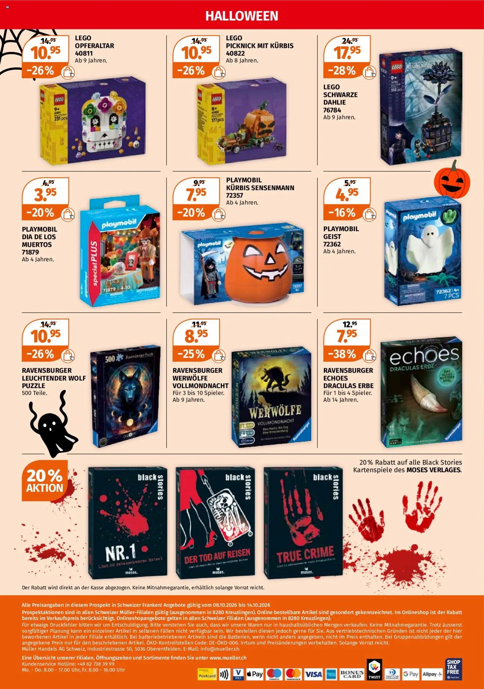 Müller aktionen Halloween