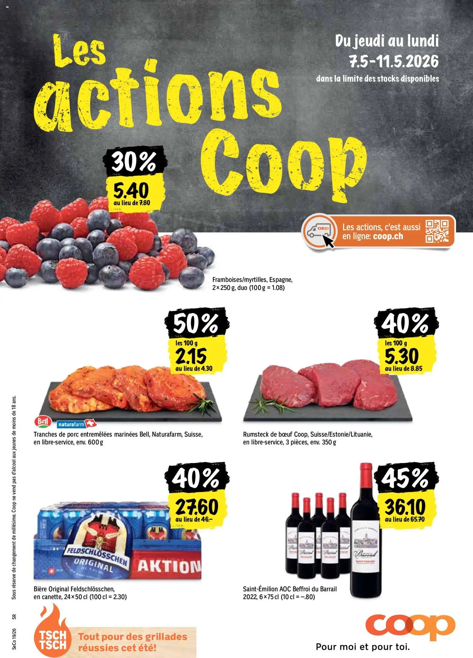Coop aktionen FR (2026-05-07 - 2026-05-11)