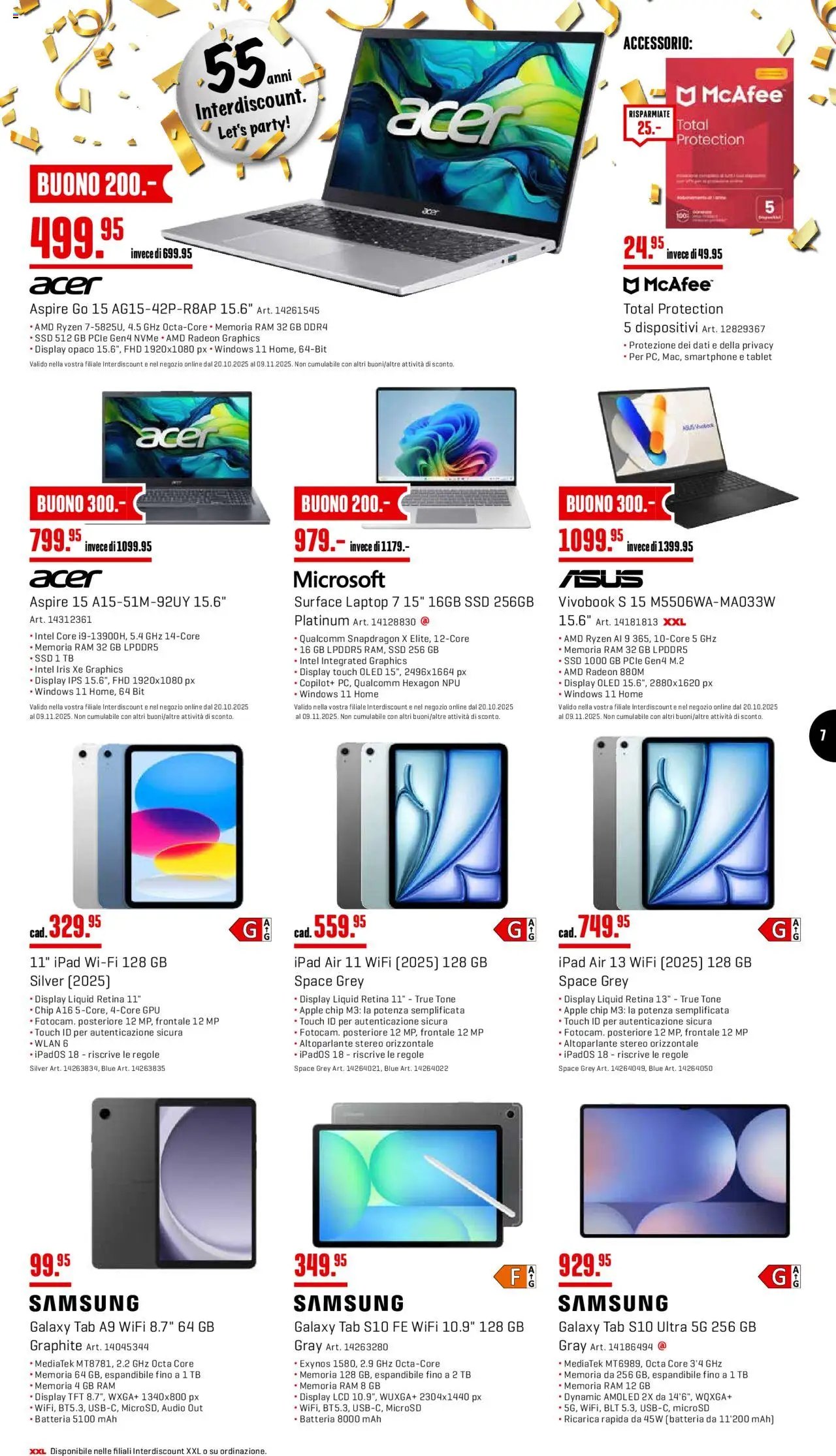 Interdiscount Aktionen IT (2025-10-20 - 2025-11-09) | 7