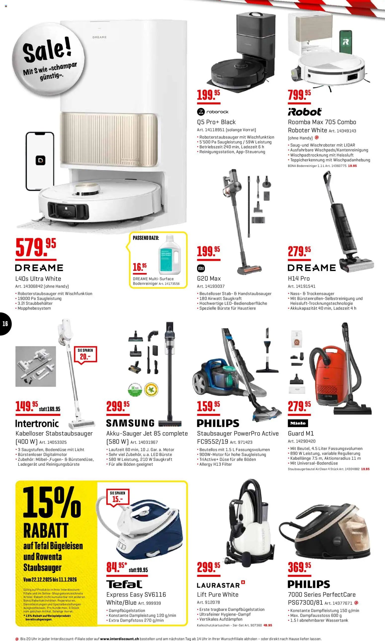 Interdiscount Aktionen (2025-12-22 - 2026-01-11)
