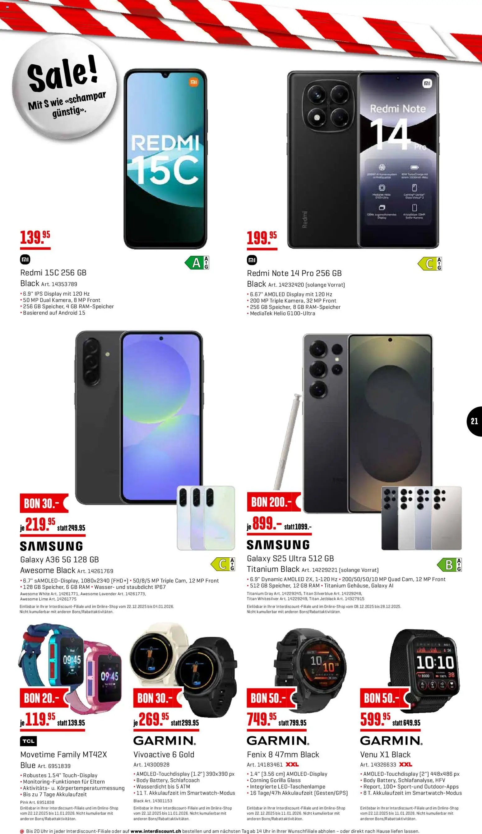 Interdiscount Aktionen (2025-12-22 - 2026-01-11)