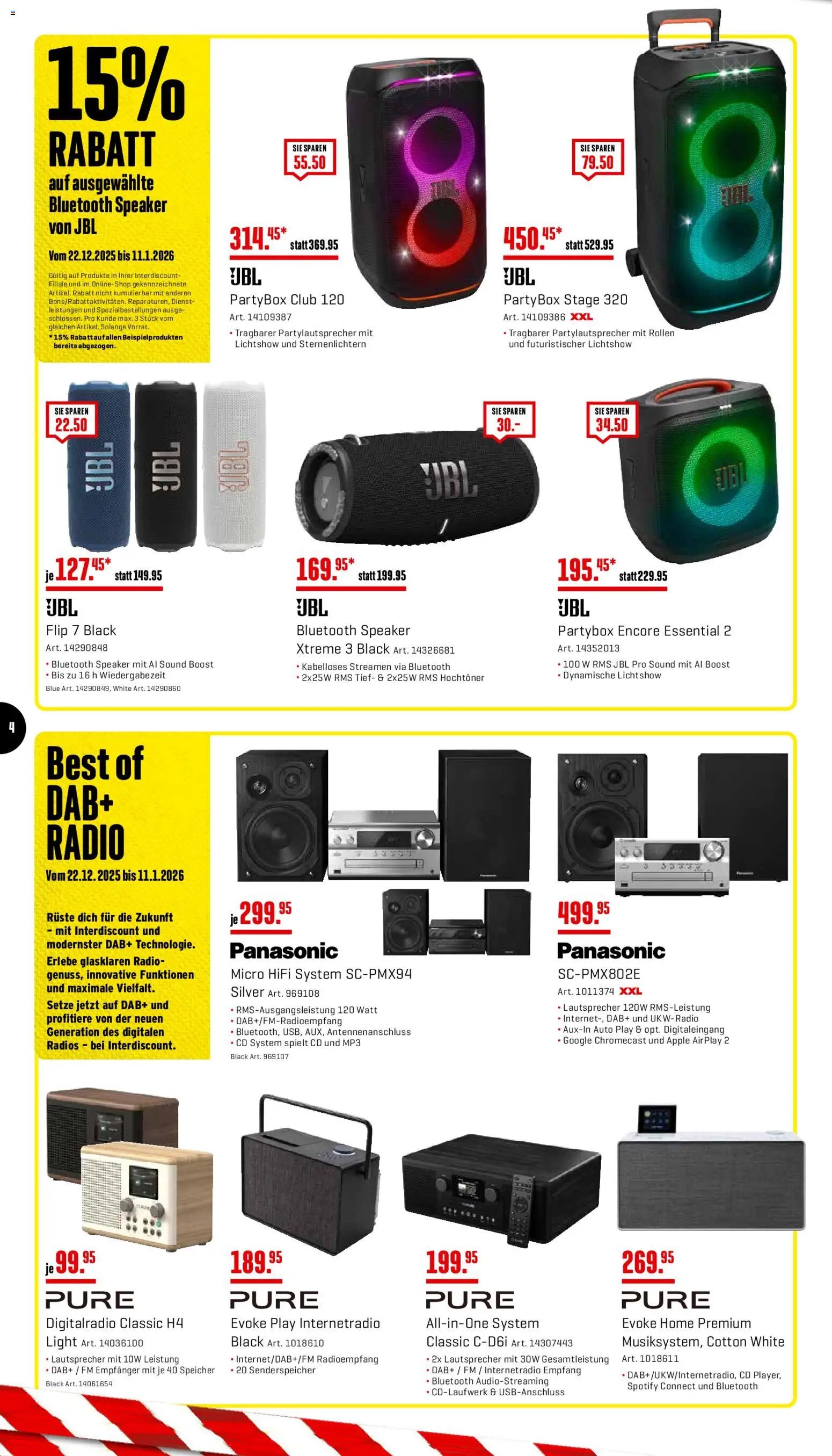 Interdiscount Aktionen (2025-12-22 - 2026-01-11)