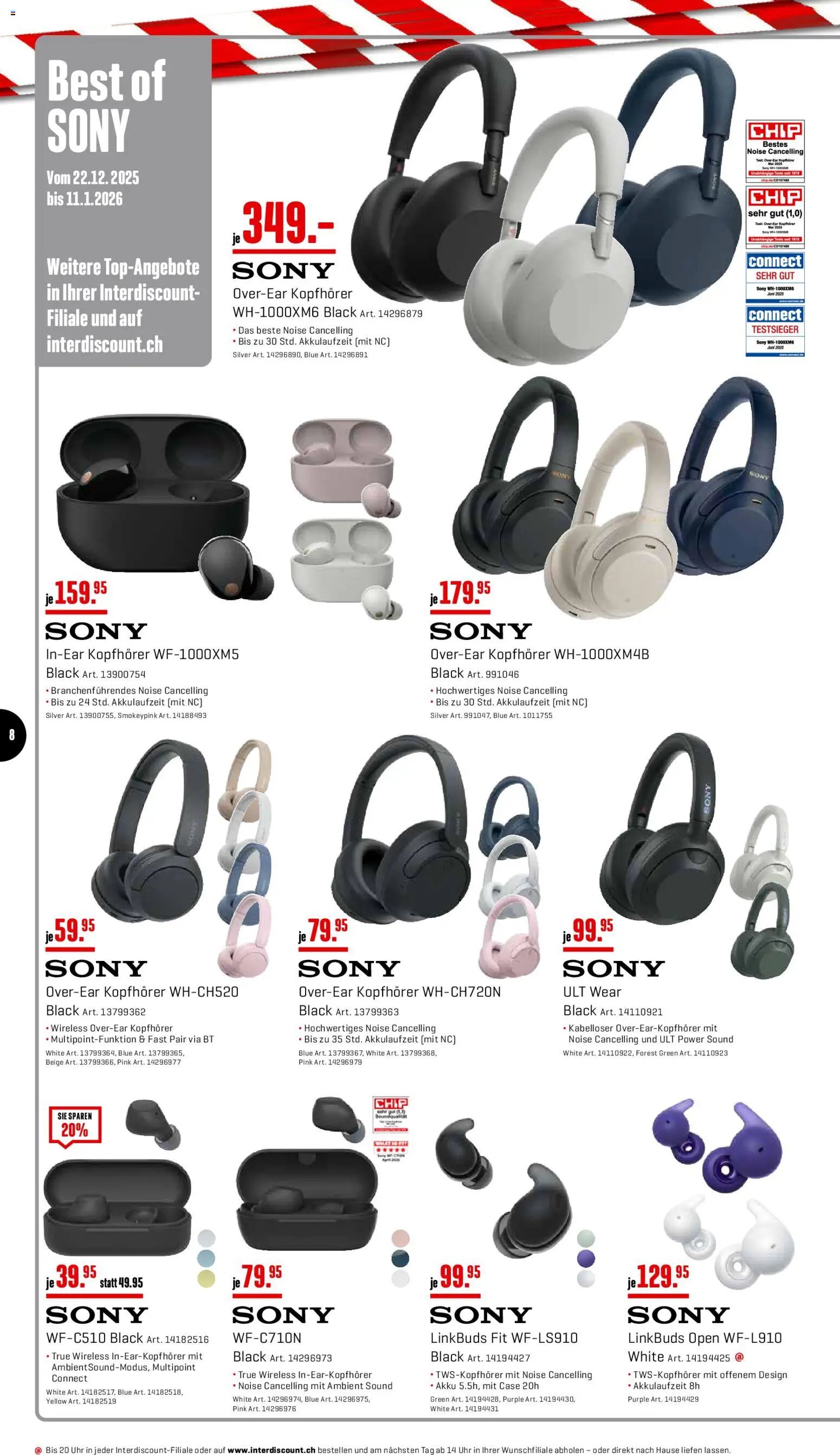 Interdiscount Aktionen (2025-12-22 - 2026-01-11)