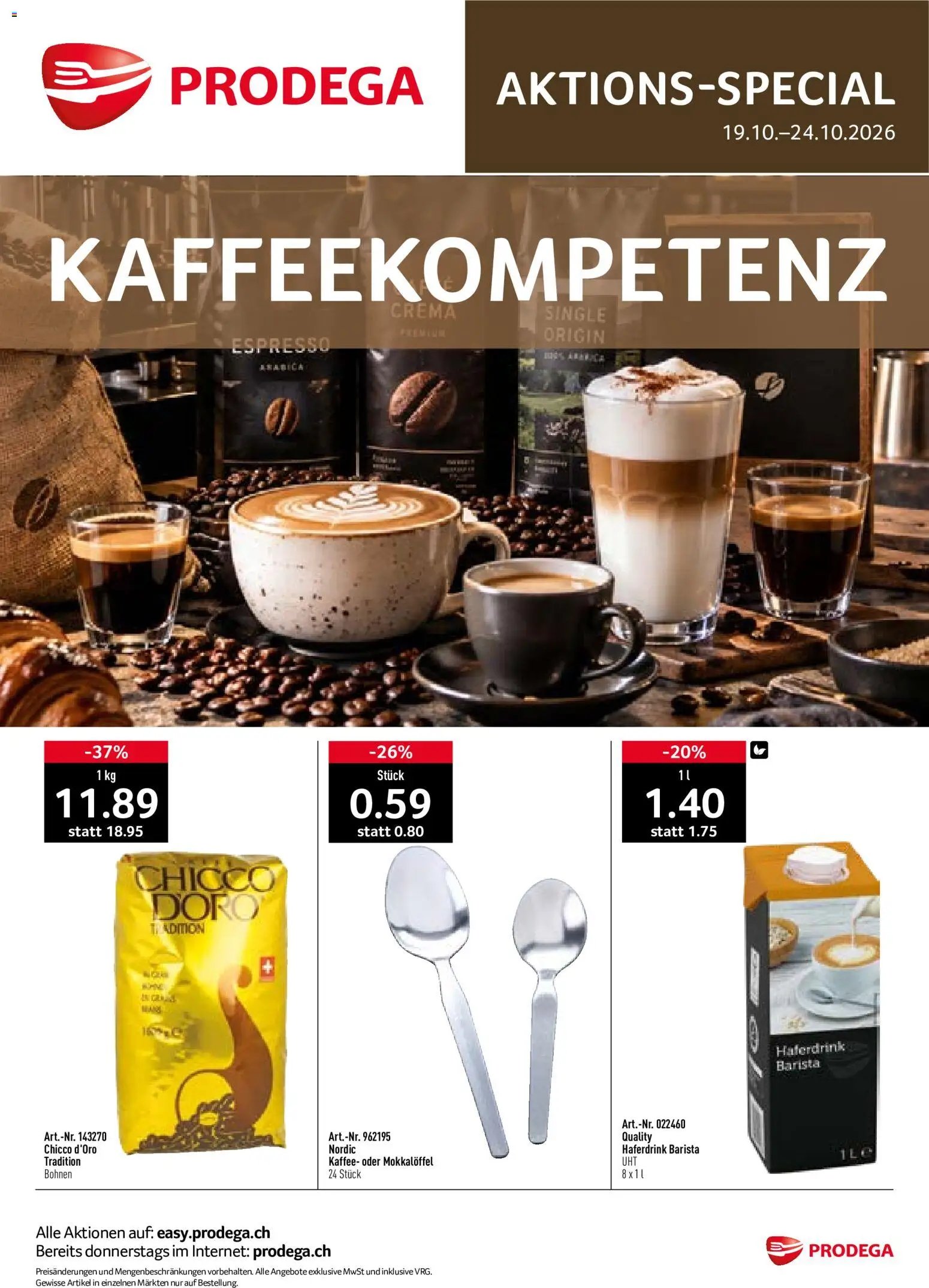 Prodega aktionen Kaffeekompetenz