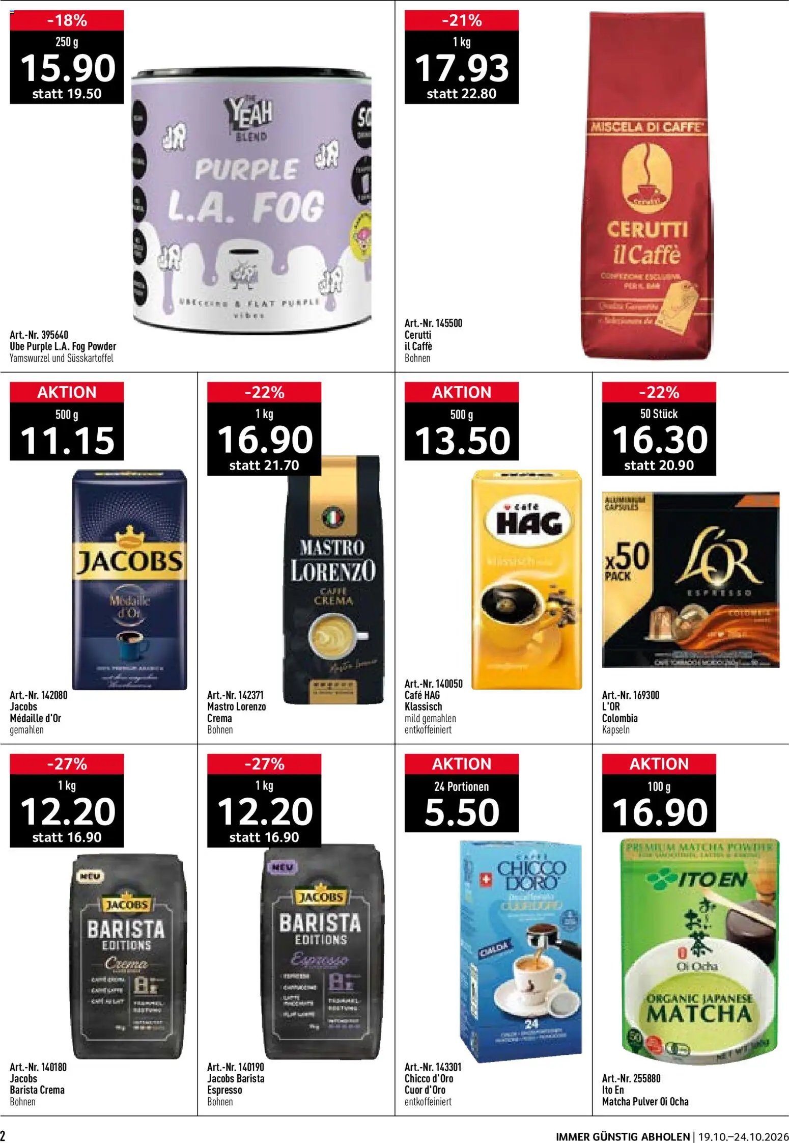 Prodega aktionen Kaffeekompetenz
