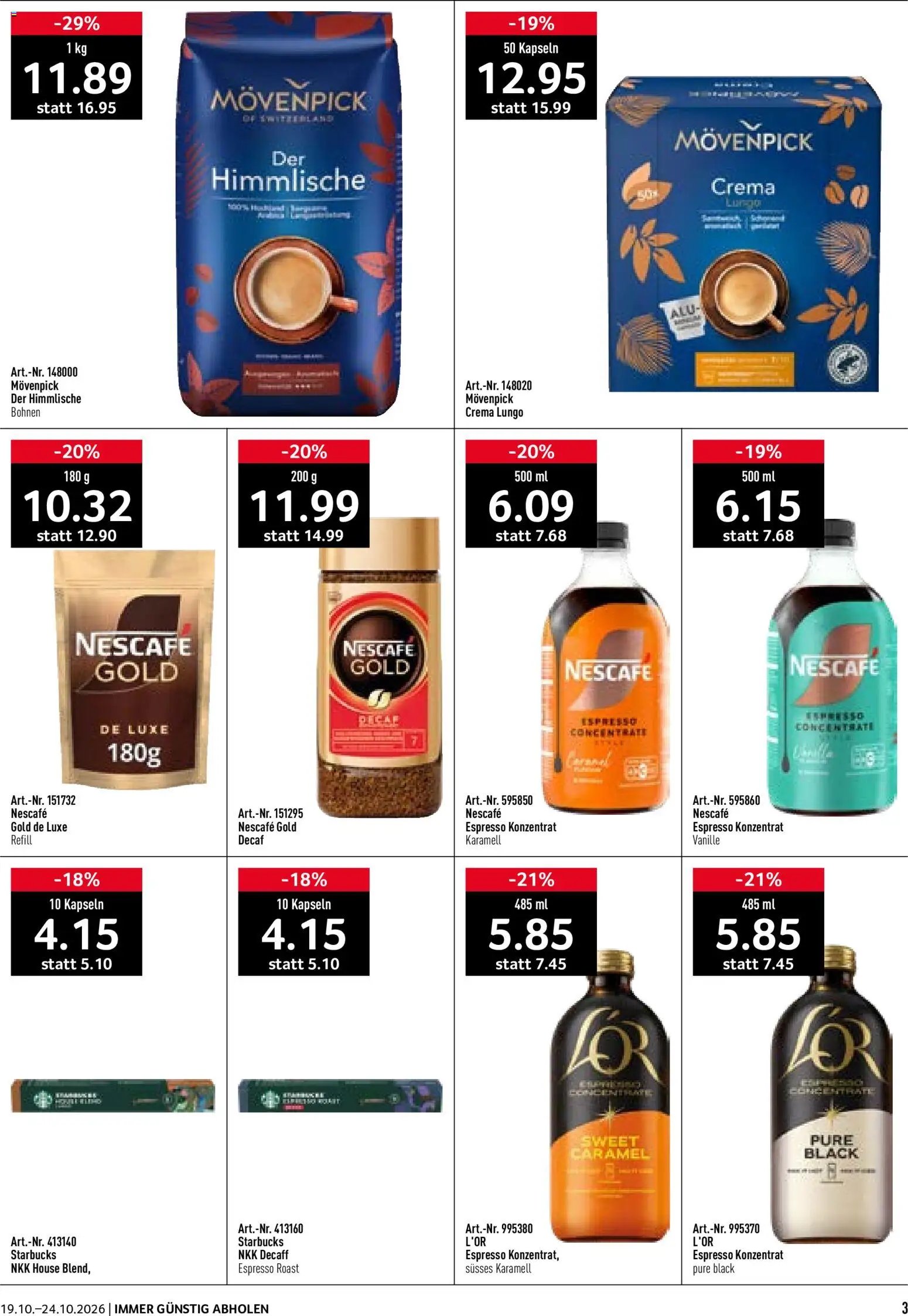 Prodega aktionen Kaffeekompetenz