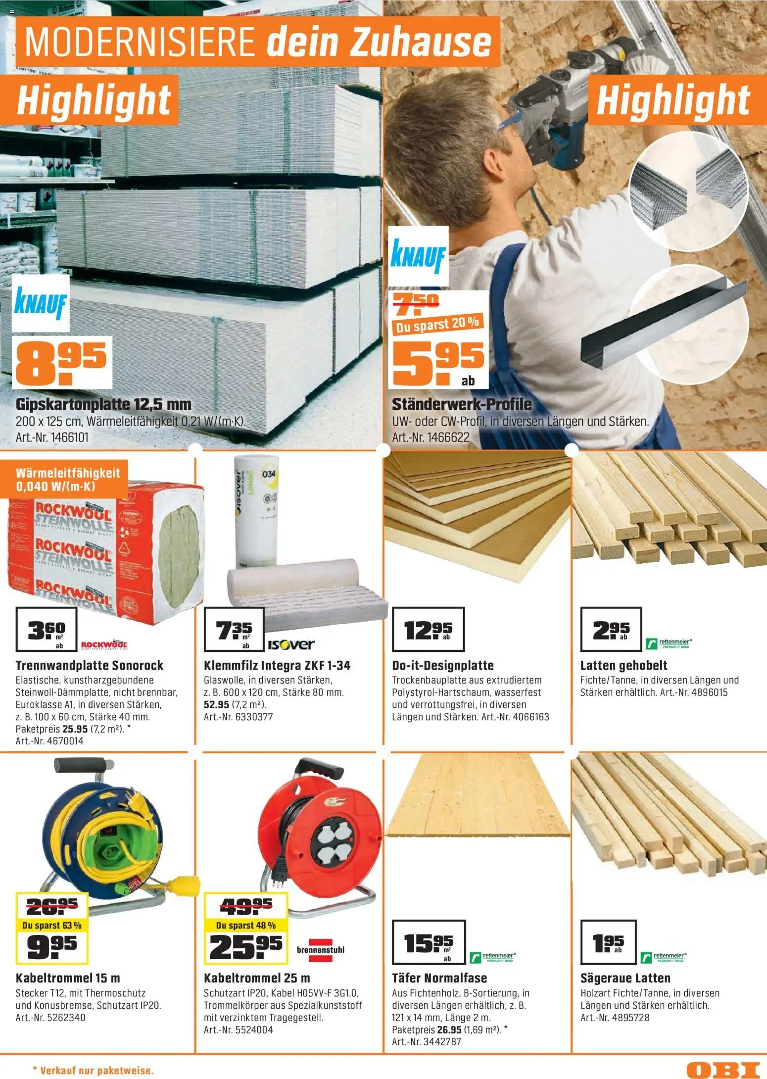 OBI - ALLES MACHBAR. BIBERSTARKE ANGEBOTE.