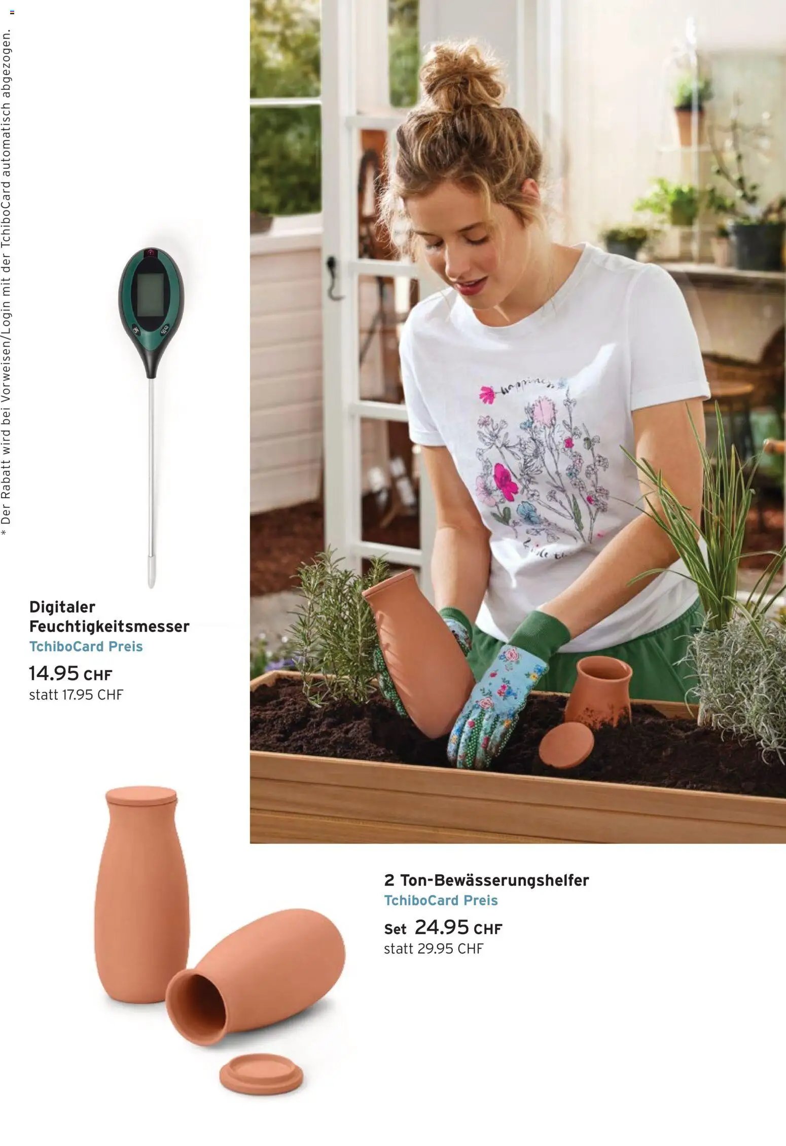 Tchibo aktionen Glück wächst im Grünen (2026-04-07 - 2026-04-27)