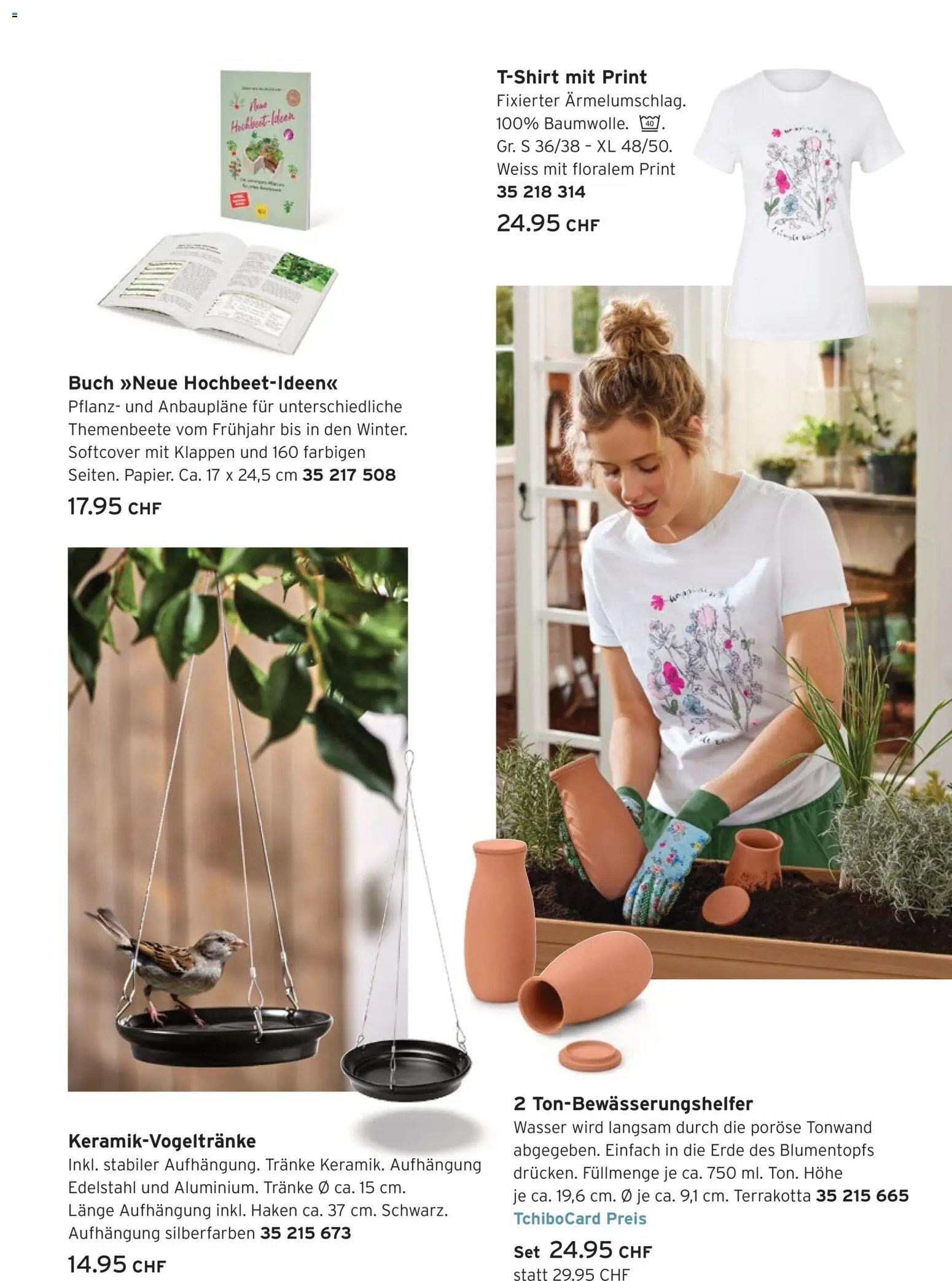 Tchibo aktionen Glück wächst im Grünen (2026-04-07 - 2026-04-27)