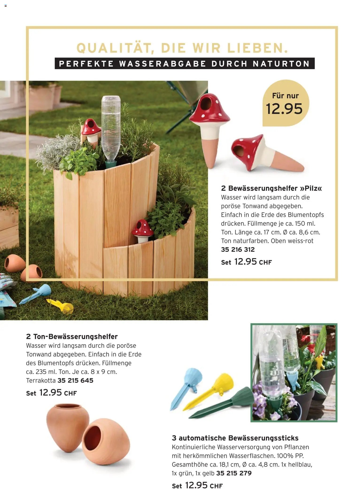 Tchibo aktionen Glück wächst im Grünen (2026-04-07 - 2026-04-27)