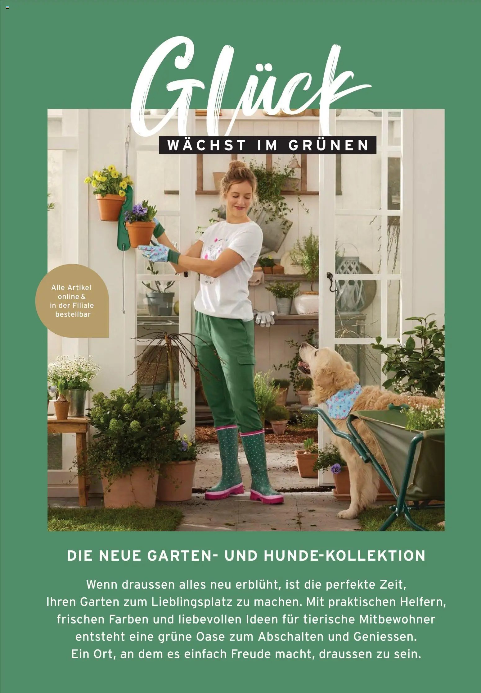 Tchibo aktionen Glück wächst im Grünen (2026-04-07 - 2026-04-27)