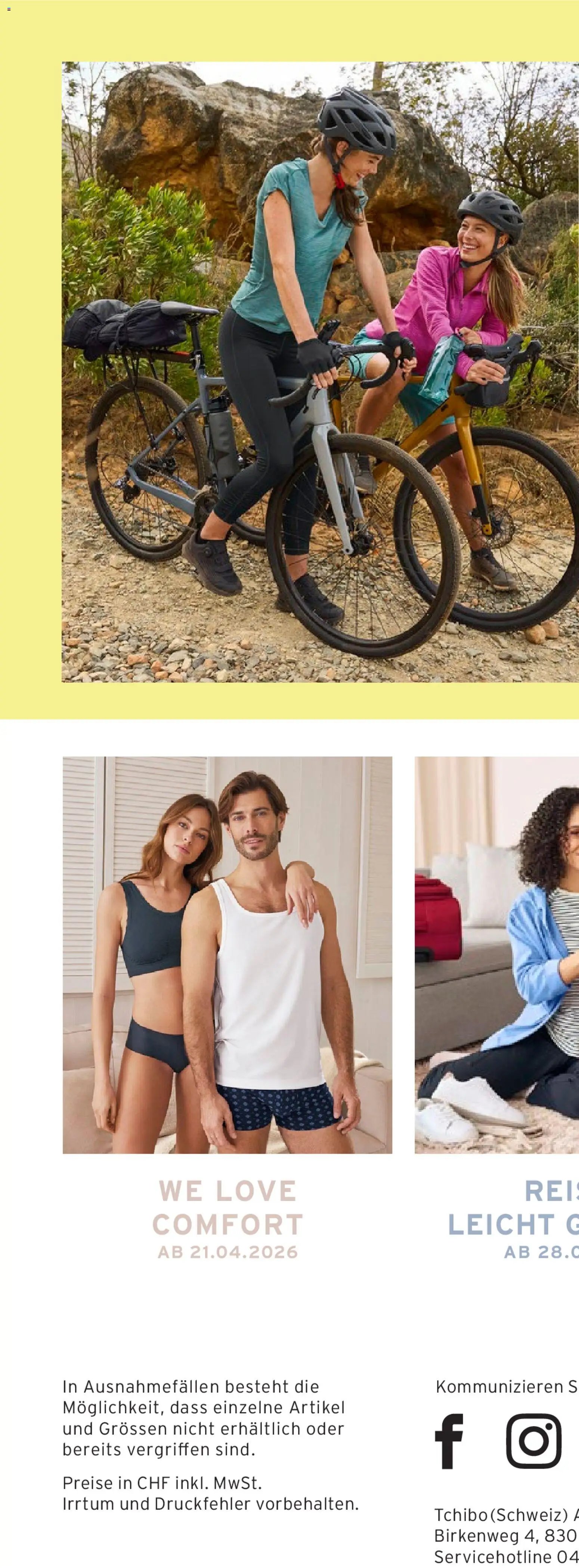 Tchibo aktionen Glück wächst im Grünen (2026-04-07 - 2026-04-27)