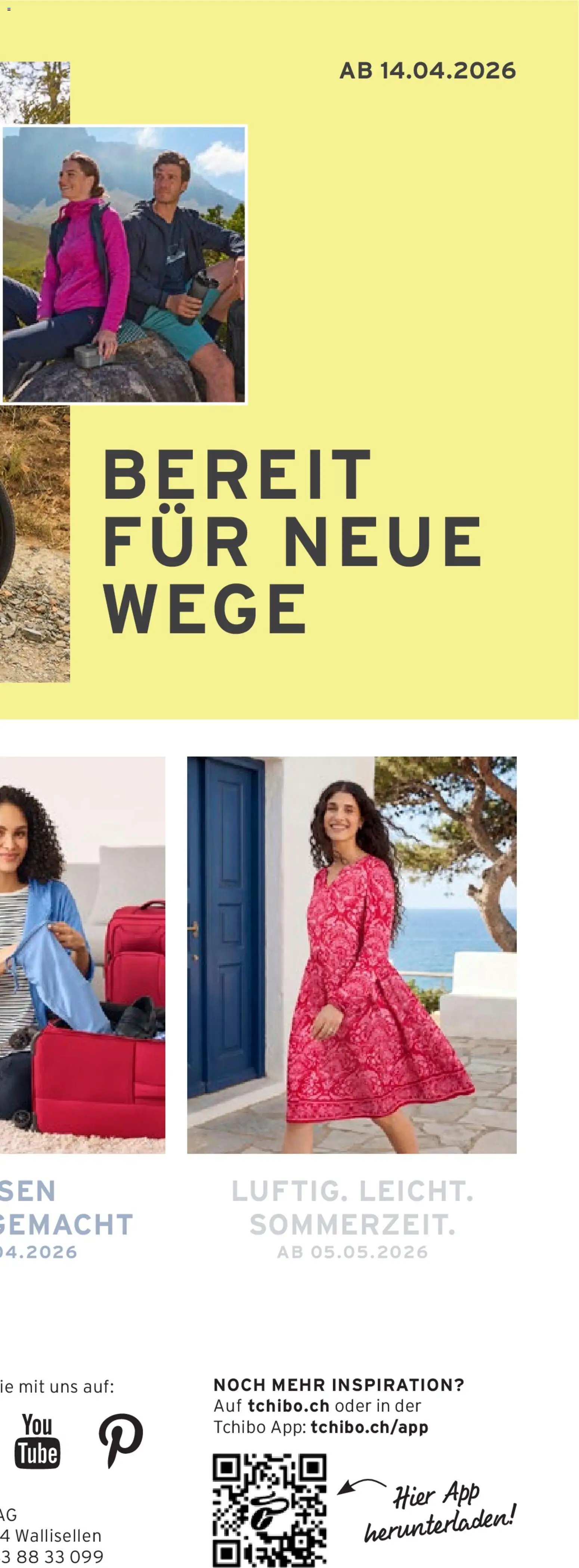 Tchibo aktionen Glück wächst im Grünen (2026-04-07 - 2026-04-27)