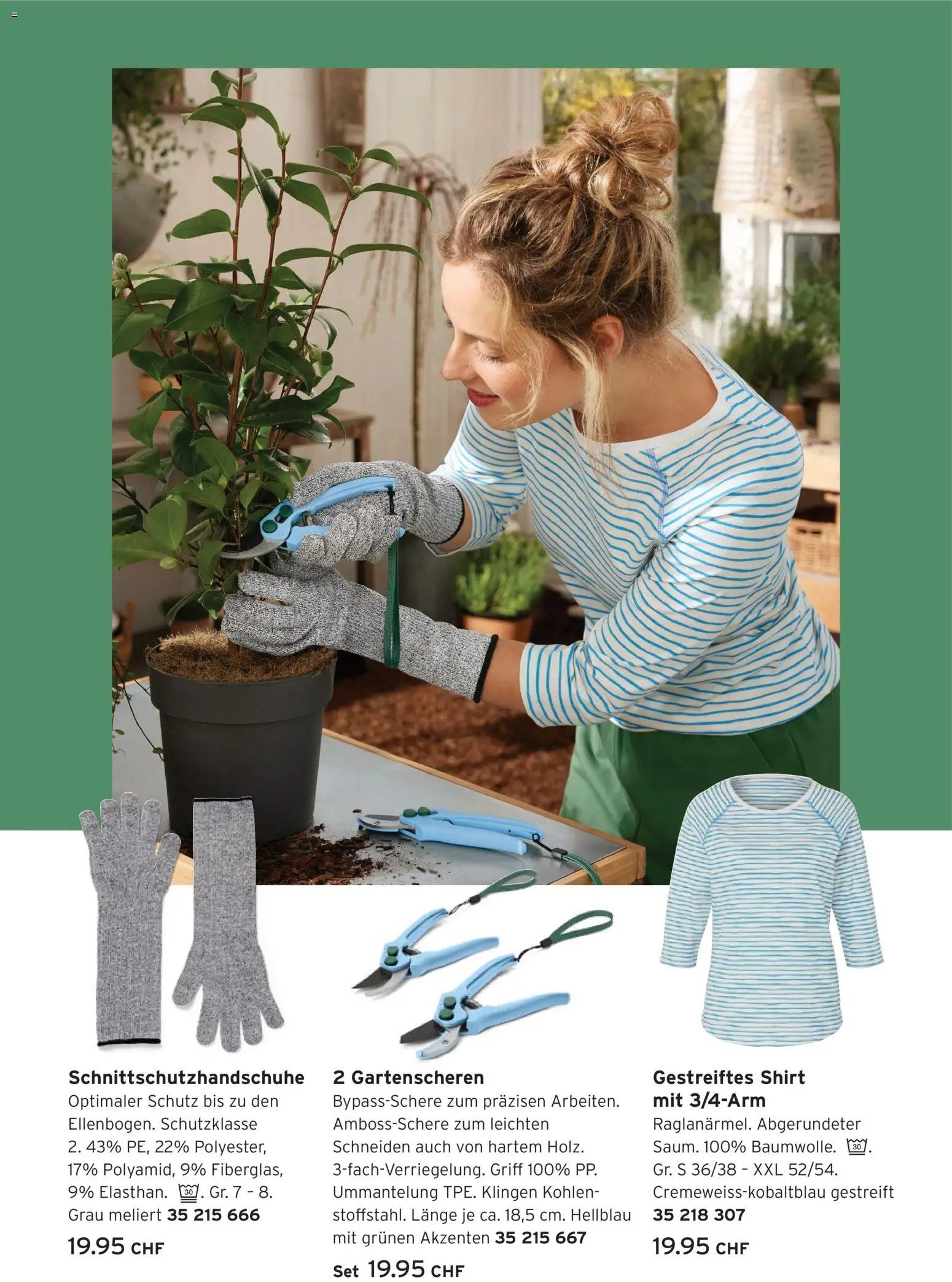 Tchibo aktionen Glück wächst im Grünen (2026-04-07 - 2026-04-27)