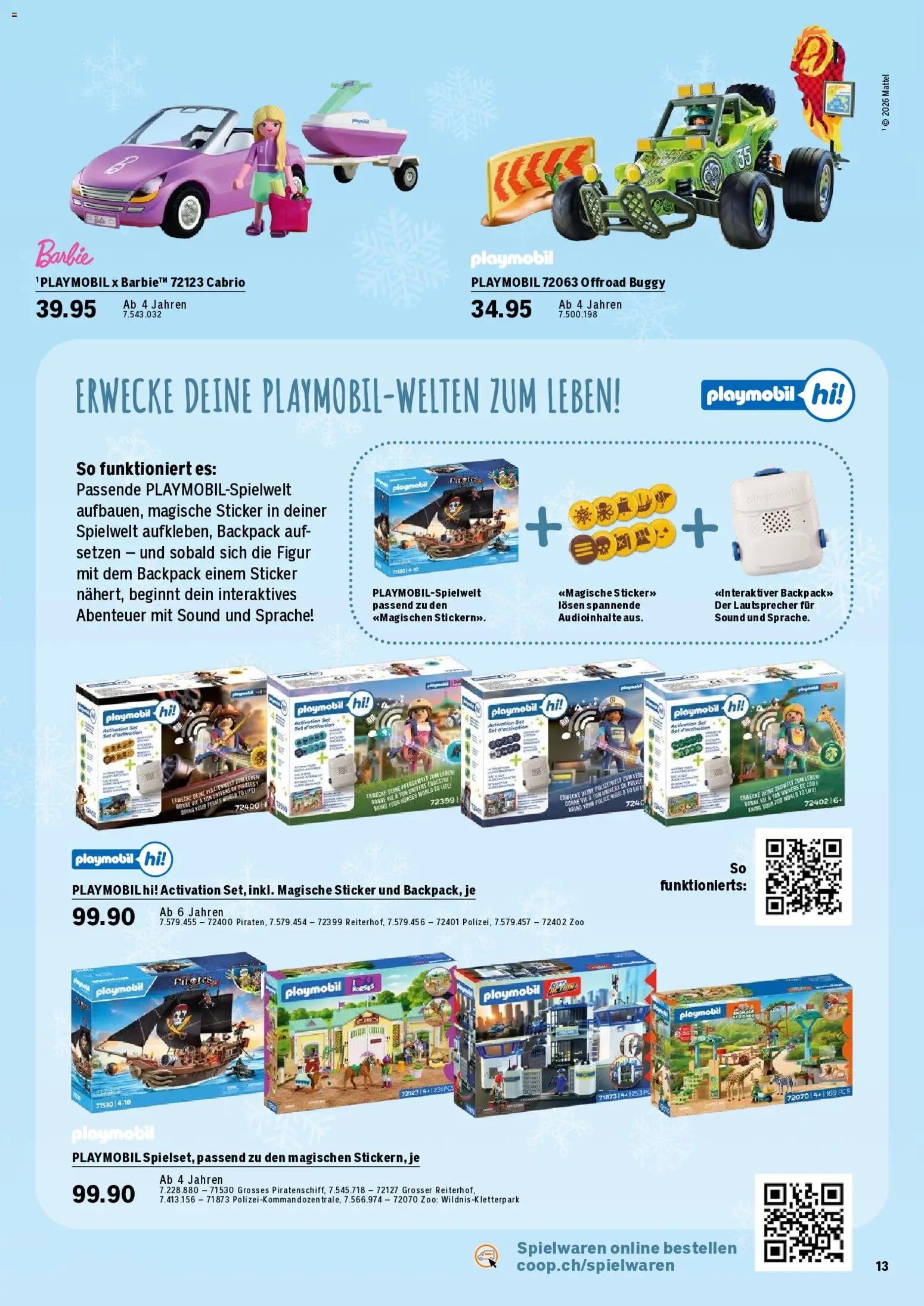 Coop City aktionen Spielwarenkatalog