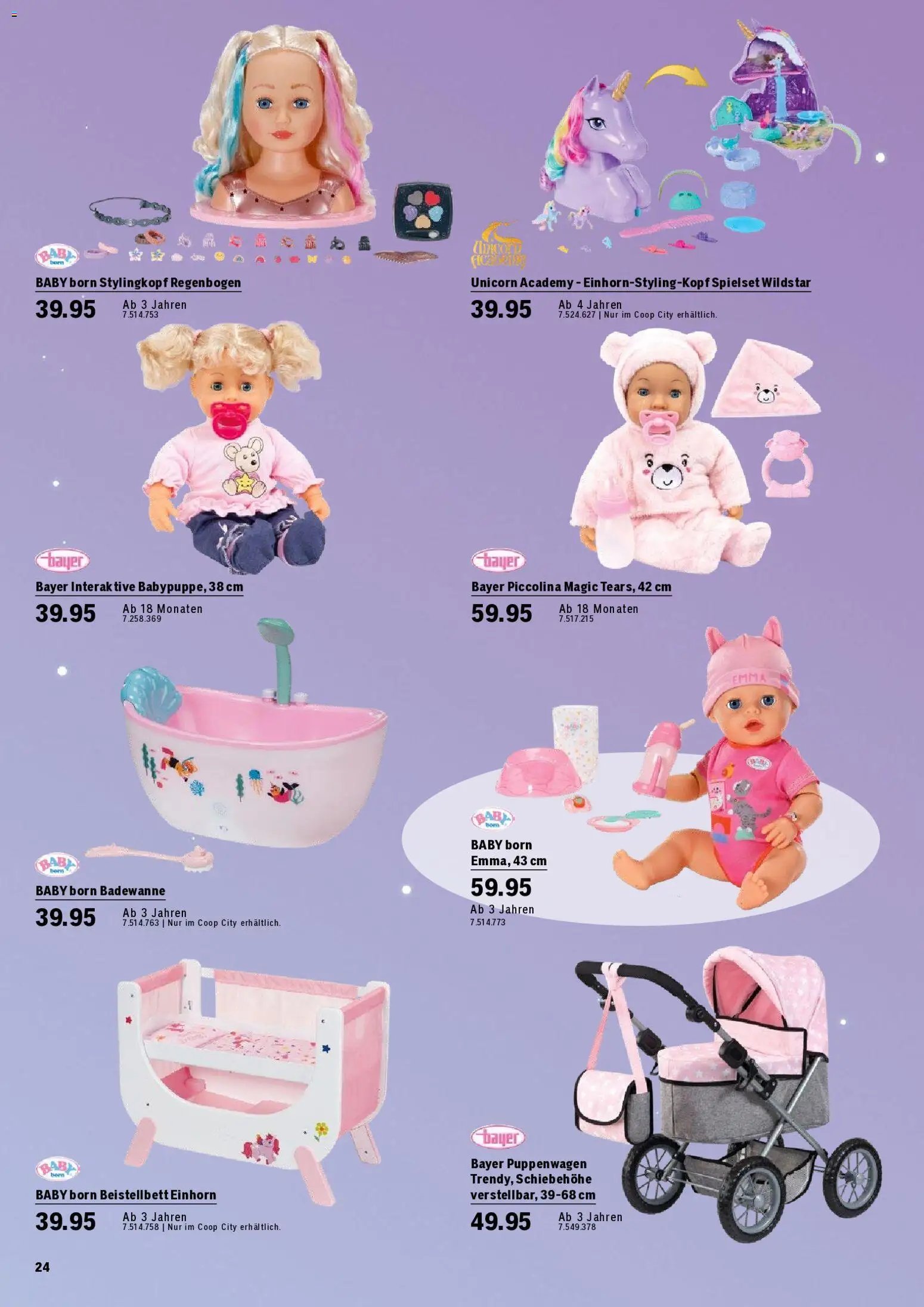 Coop City aktionen Spielwarenkatalog