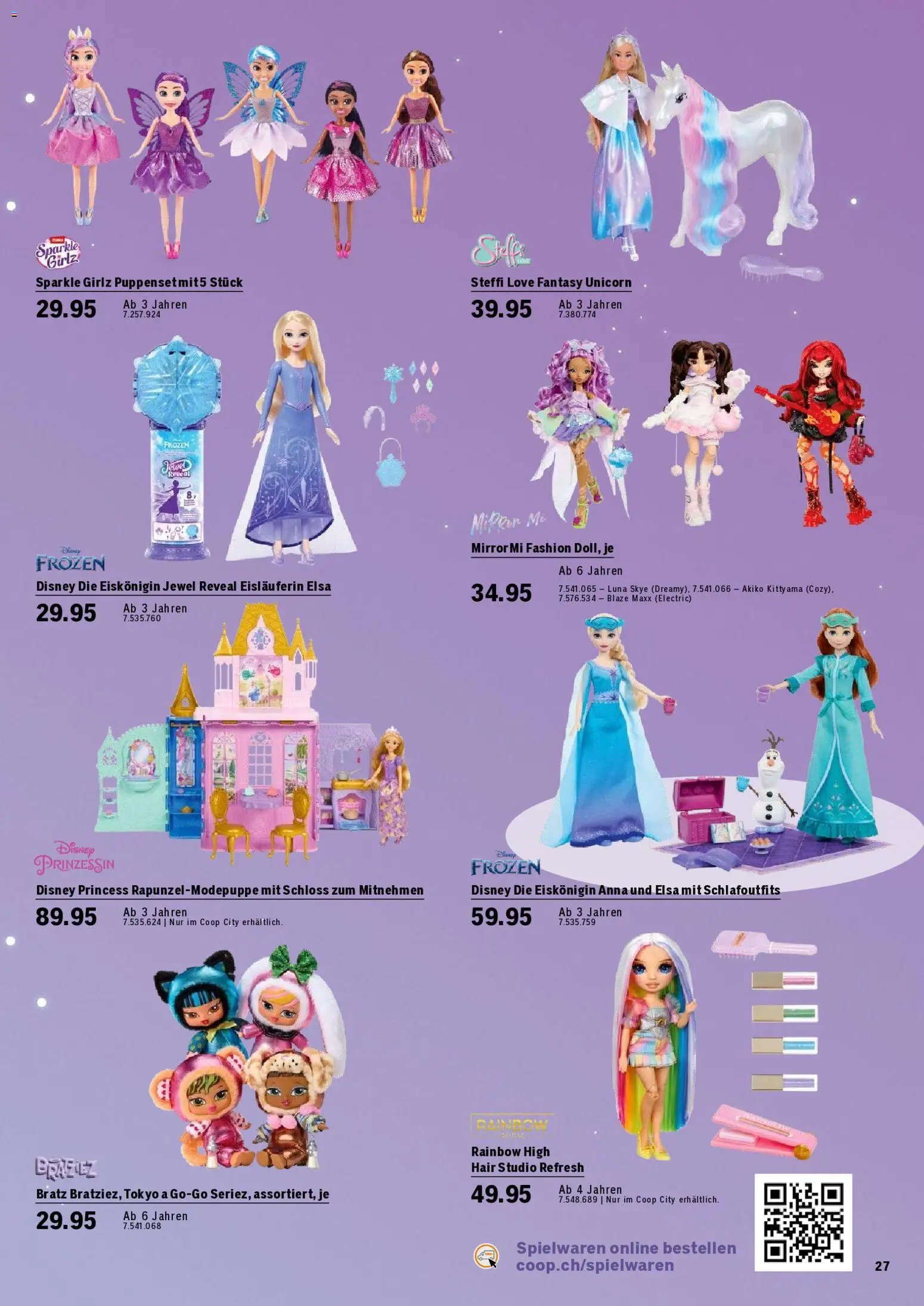Coop City aktionen Spielwarenkatalog