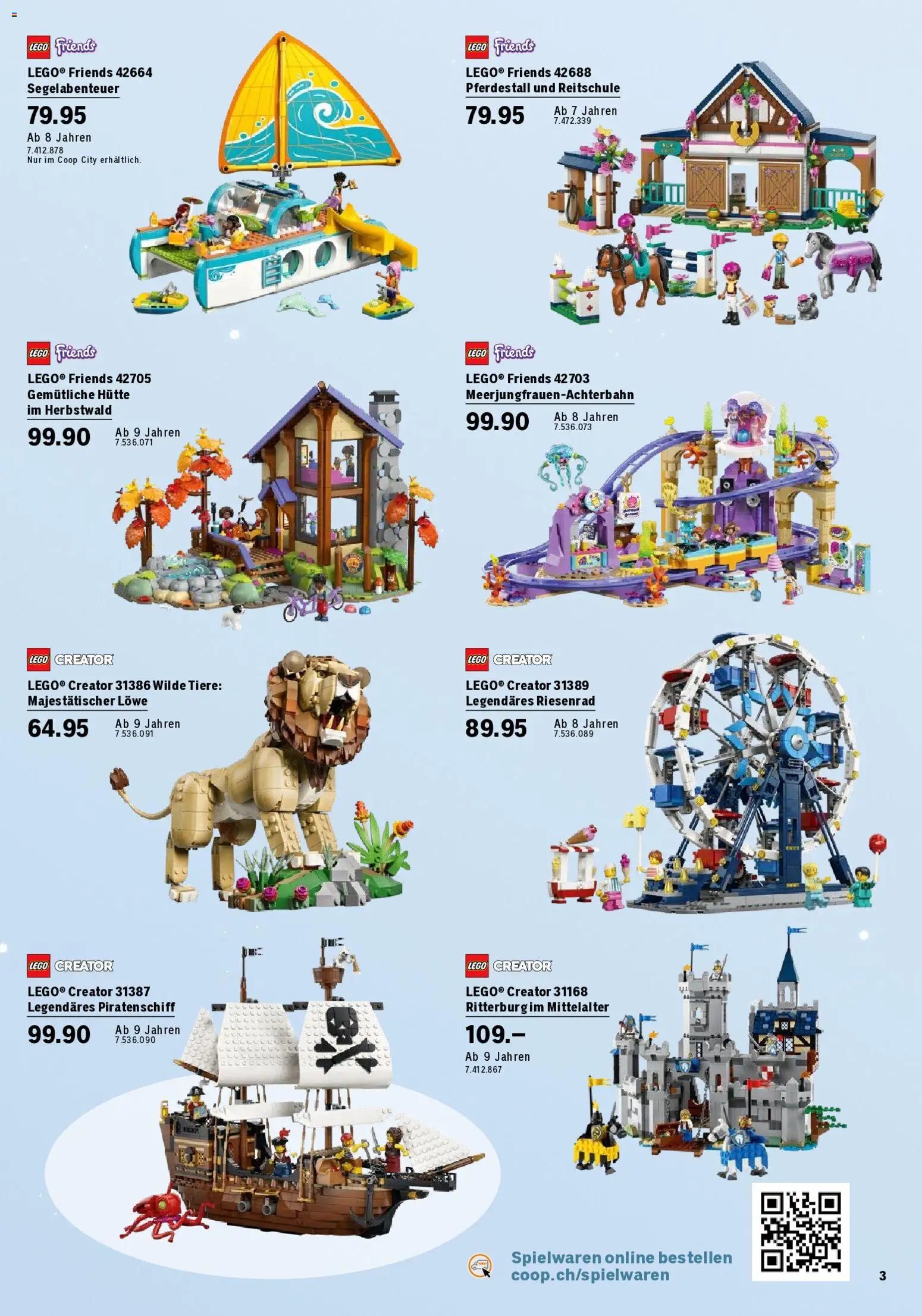 Coop City aktionen Spielwarenkatalog