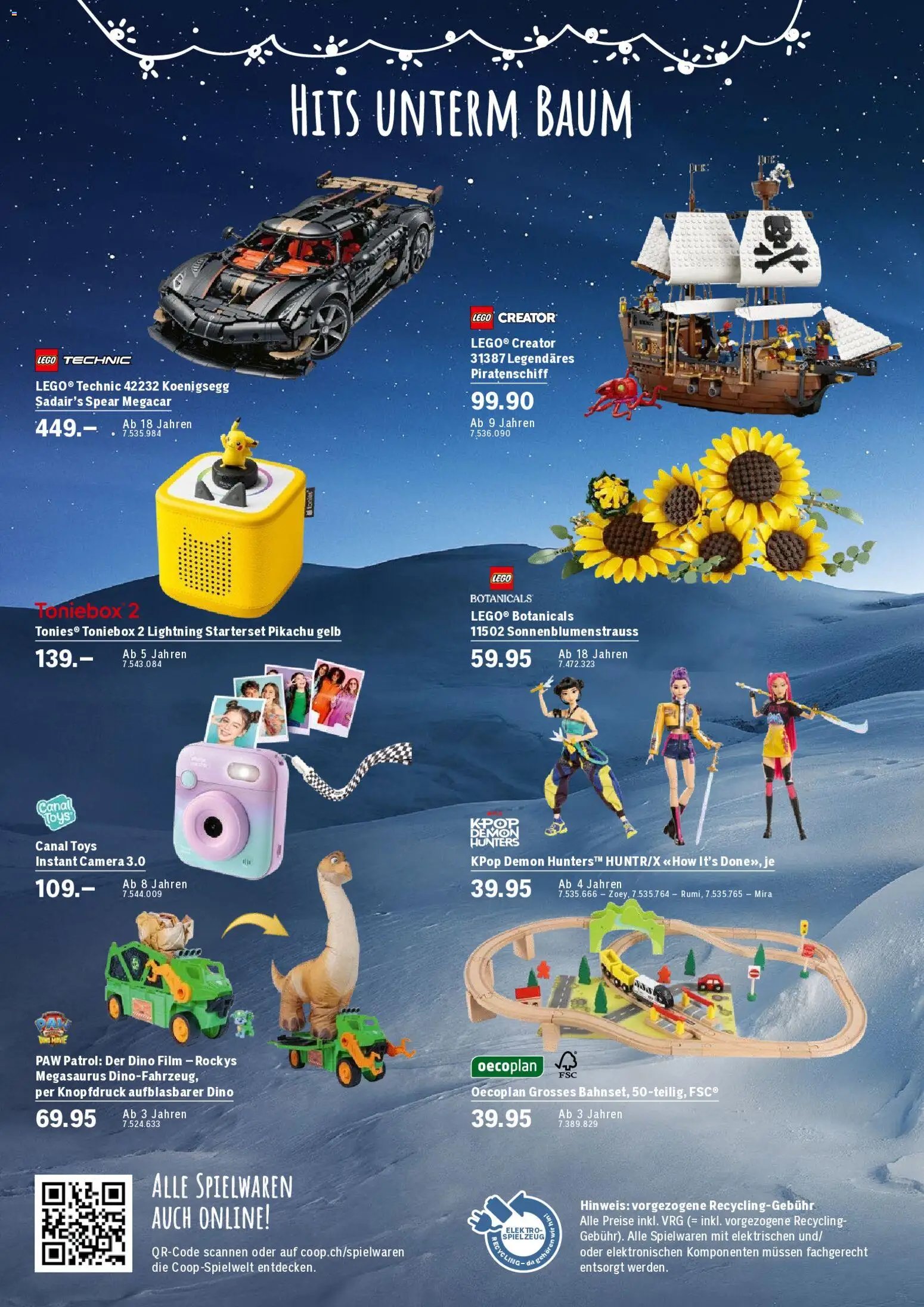 Coop City aktionen Spielwarenkatalog