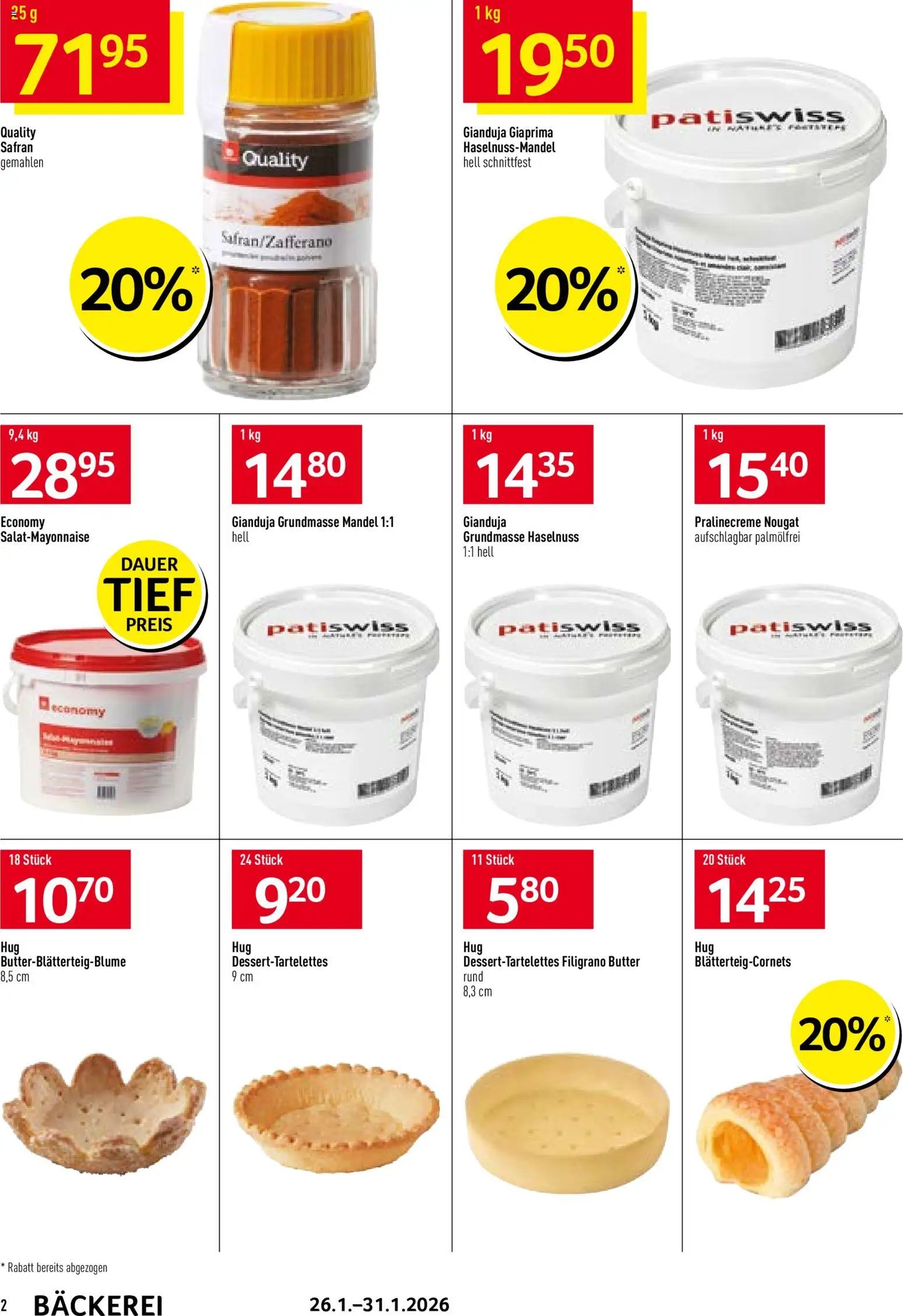 Prodega Aktionen Bäckerei (2026-01-26 - 2026-01-31) | 2