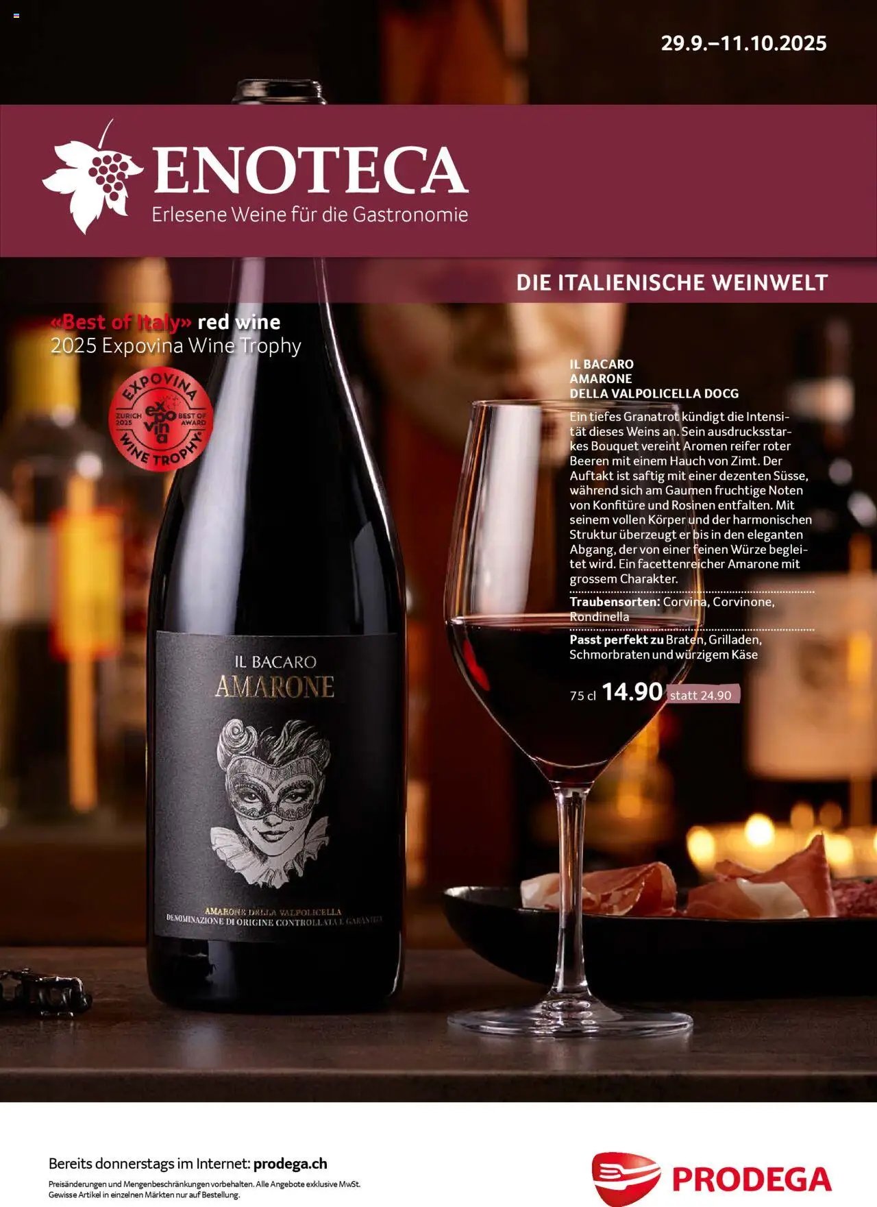 Prodega Aktionen Enoteca (2025-09-29 - 2025-10-11) | 1