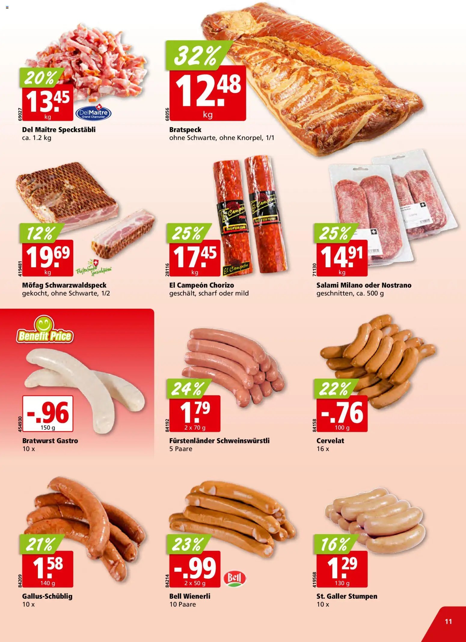 Aligro Aktionen Schlieren, Gossau SG, Frauenfeld, Rapperswil-Jona, Sargans, Bern, Brüttisellen, Pratteln, Emmen, Spreitenbach (2025-11-03 - 2025-11-08) | 11