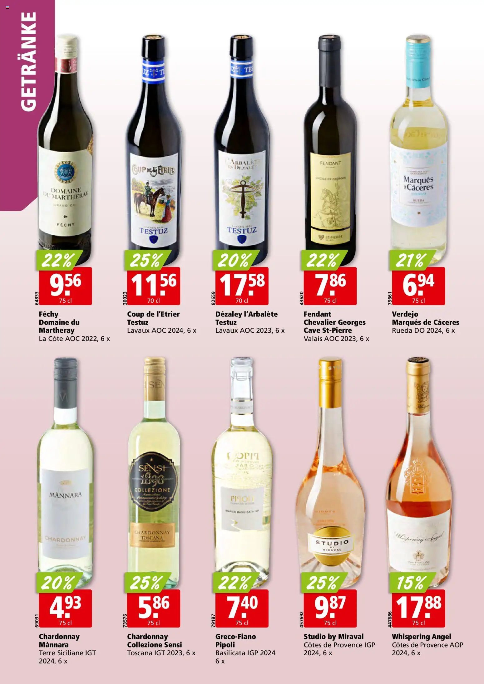 Aligro Aktionen Schlieren, Gossau SG, Frauenfeld, Rapperswil-Jona, Sargans, Bern, Brüttisellen, Pratteln, Emmen, Spreitenbach (2025-11-03 - 2025-11-08) | 24