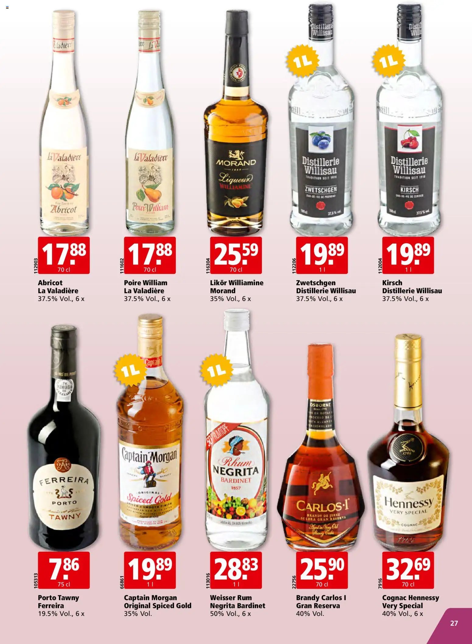 Aligro Aktionen Schlieren, Gossau SG, Frauenfeld, Rapperswil-Jona, Sargans, Bern, Brüttisellen, Pratteln, Emmen, Spreitenbach (2025-11-03 - 2025-11-08) | 27