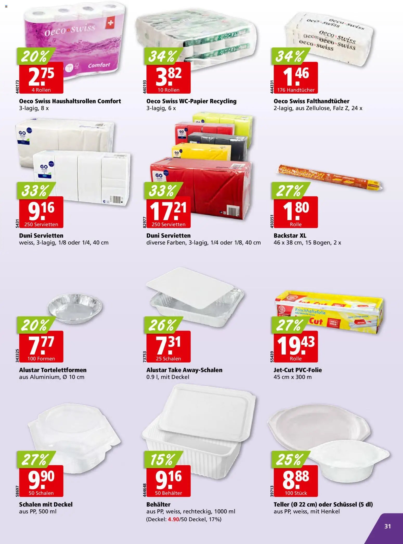 Aligro Aktionen Schlieren, Gossau SG, Frauenfeld, Rapperswil-Jona, Sargans, Bern, Brüttisellen, Pratteln, Emmen, Spreitenbach (2025-11-03 - 2025-11-08) | 31