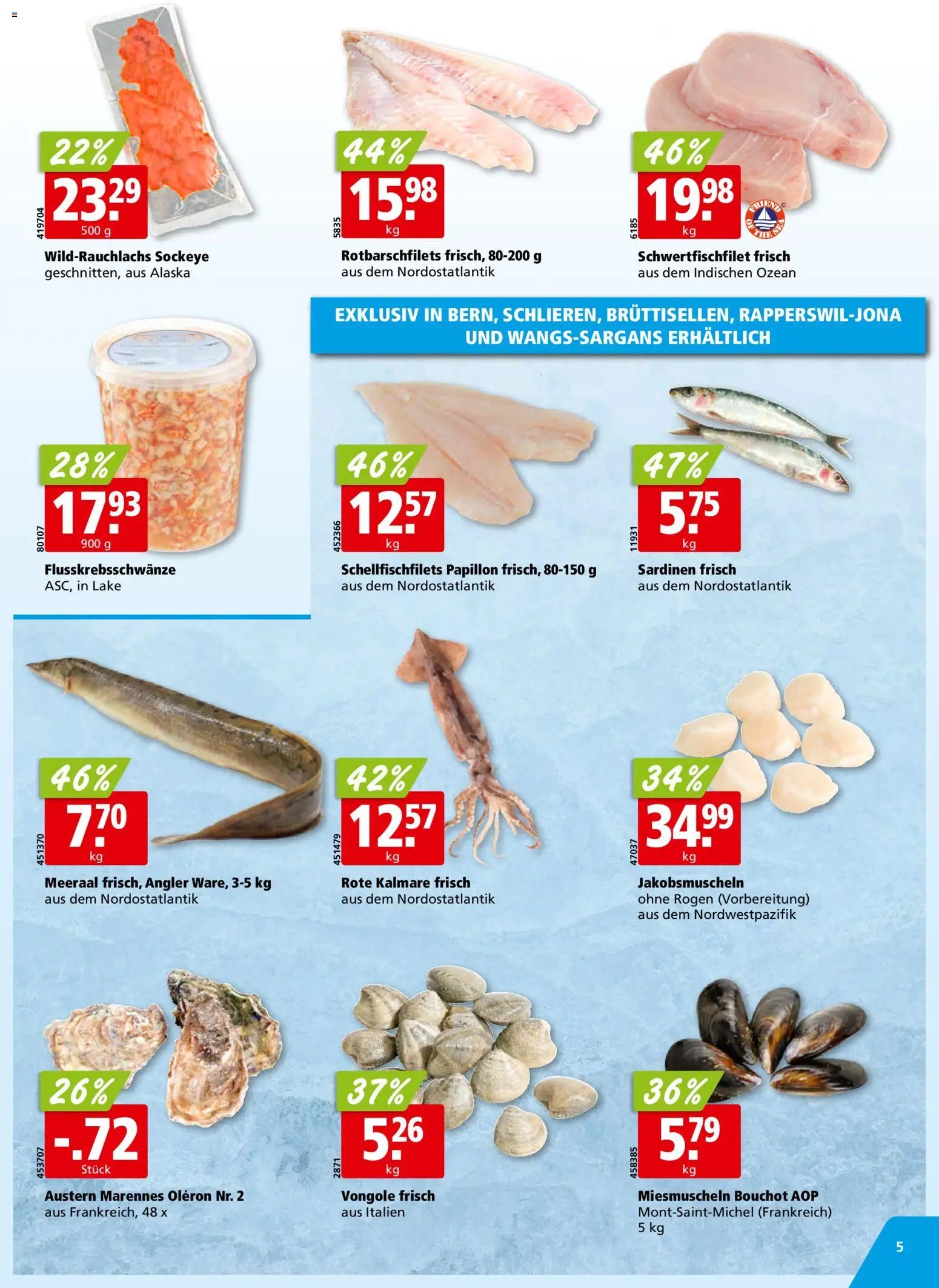 Aligro Aktionen Schlieren, Gossau SG, Frauenfeld, Rapperswil-Jona, Sargans, Bern, Brüttisellen, Pratteln, Emmen, Spreitenbach (2025-11-03 - 2025-11-08) | 5