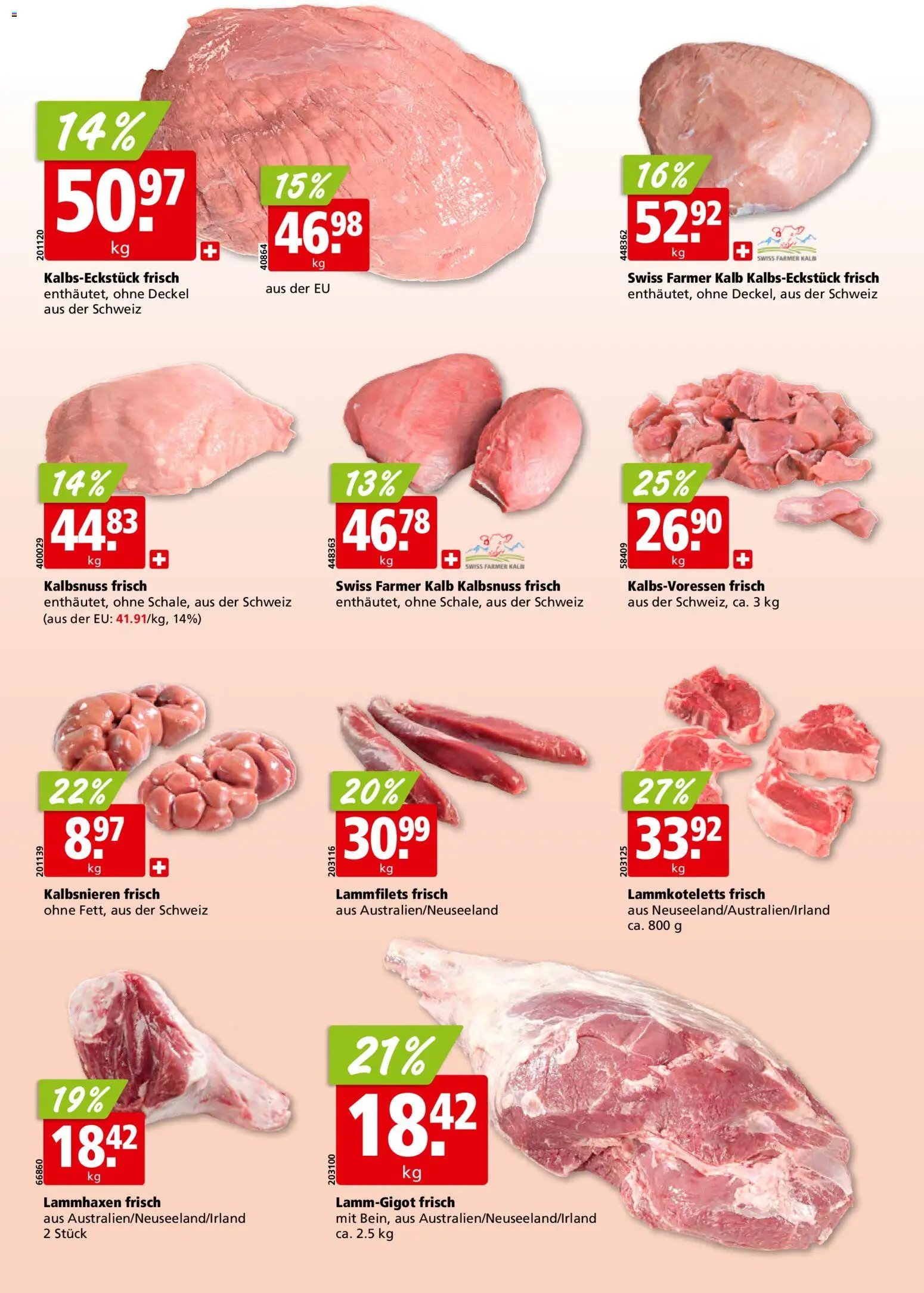 Aligro Aktionen Schlieren, Gossau SG, Frauenfeld, Rapperswil-Jona, Sargans, Bern, Brüttisellen, Pratteln, Emmen, Spreitenbach (2025-11-03 - 2025-11-08) | 8