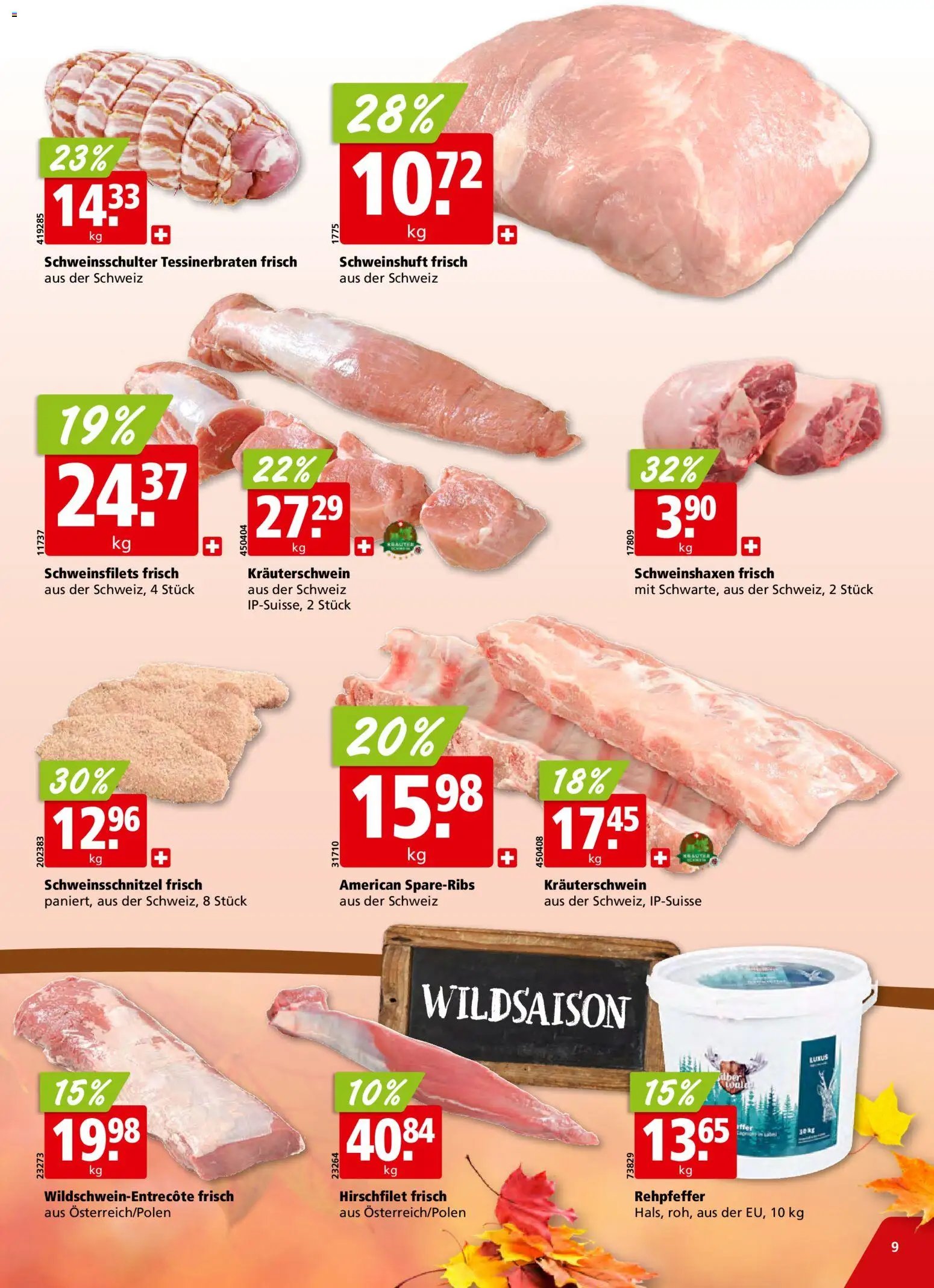 Aligro Aktionen Schlieren, Gossau SG, Frauenfeld, Rapperswil-Jona, Sargans, Bern, Brüttisellen, Pratteln, Emmen, Spreitenbach (2025-11-03 - 2025-11-08) | 9