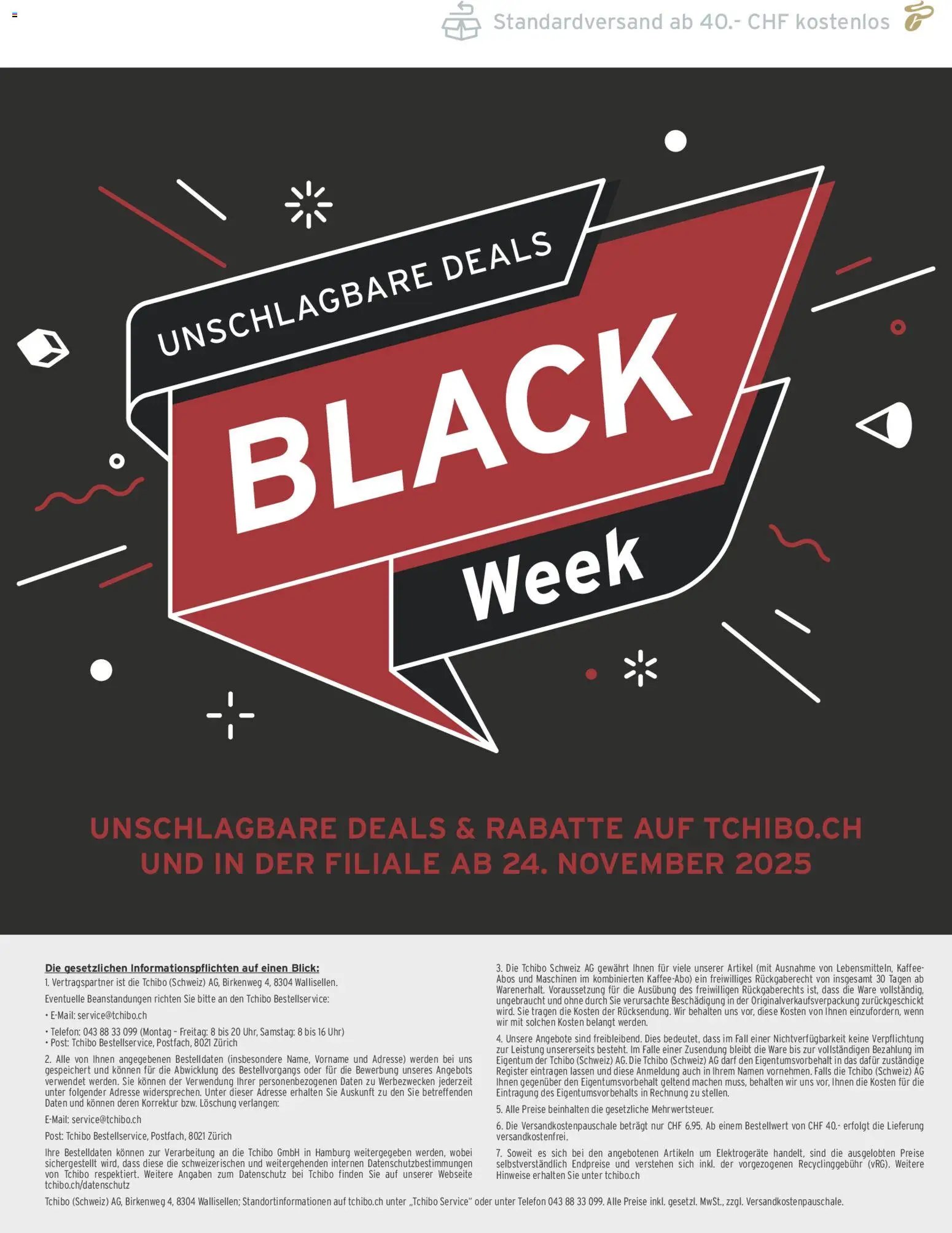 Tchibo Aktionen (2025-12-02 - 2025-12-31) | 153