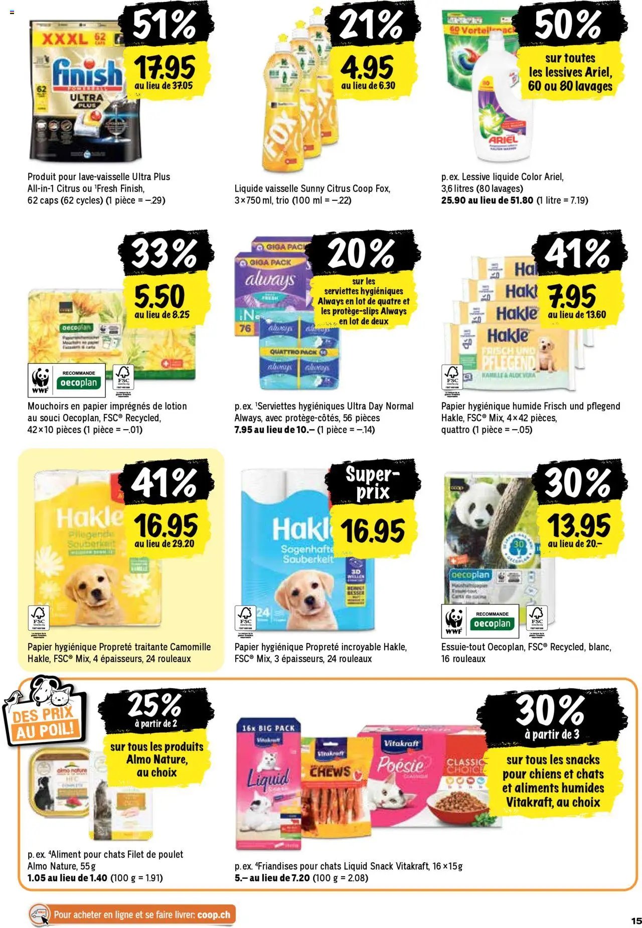 Coop - Les actions de la semaine (2025-09-25 - 2025-10-01)