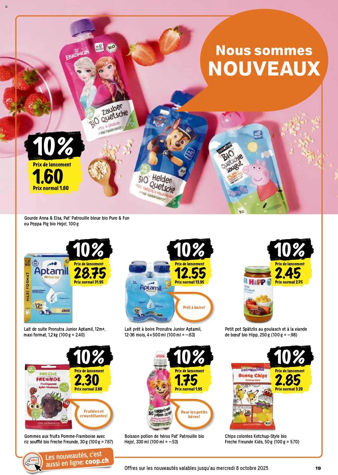 Coop - Les actions de la semaine (2025-09-25 - 2025-10-01)