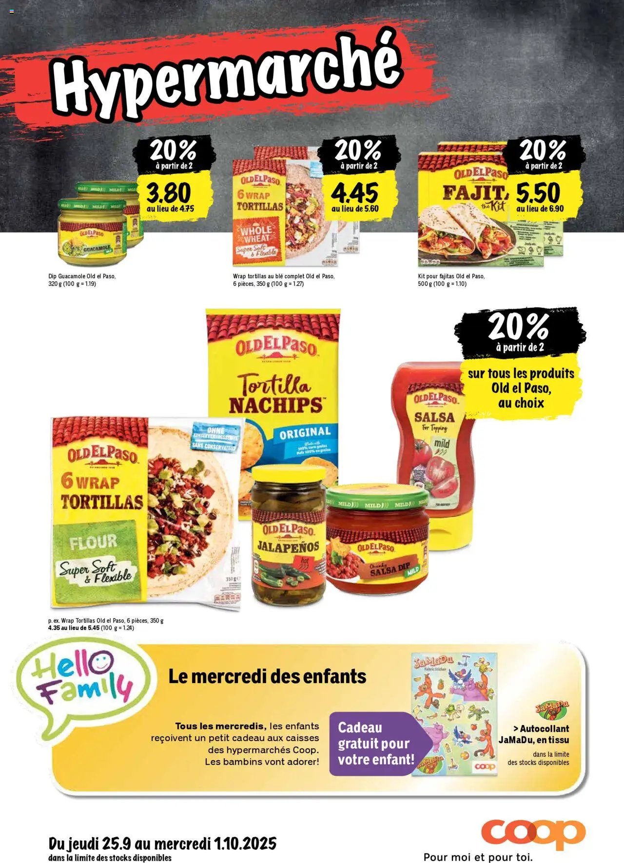 Coop - Les actions de la semaine (2025-09-25 - 2025-10-01)