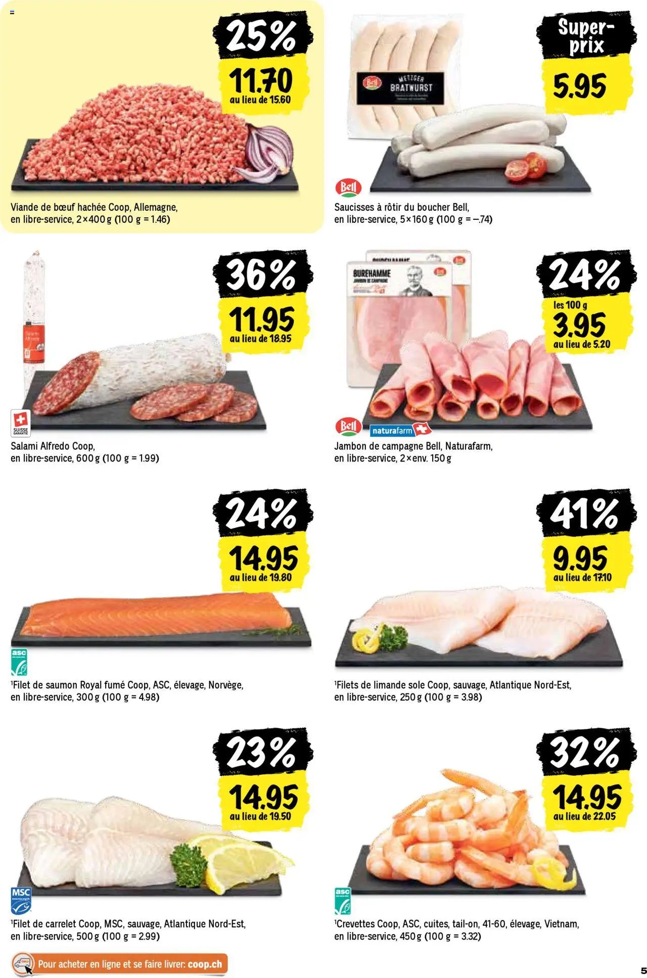 Coop - Les actions de la semaine (2025-09-25 - 2025-10-01)